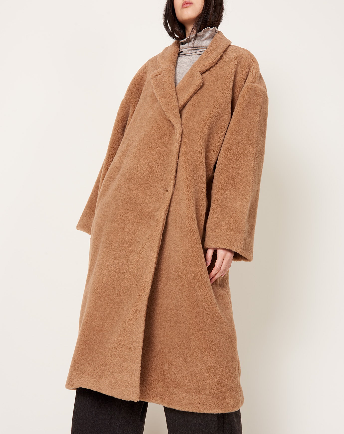 Cordera Shearling Camel Coat