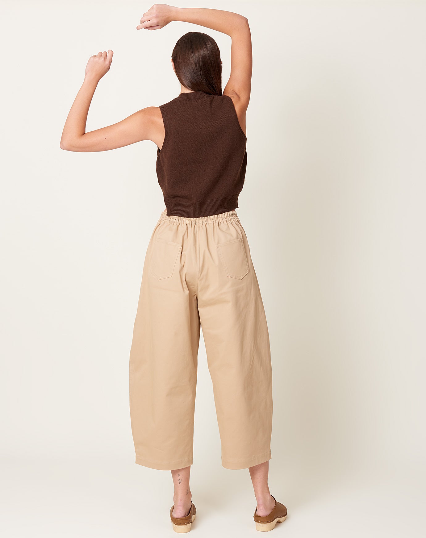 Cordera Soft Curved Pants in Toasted
