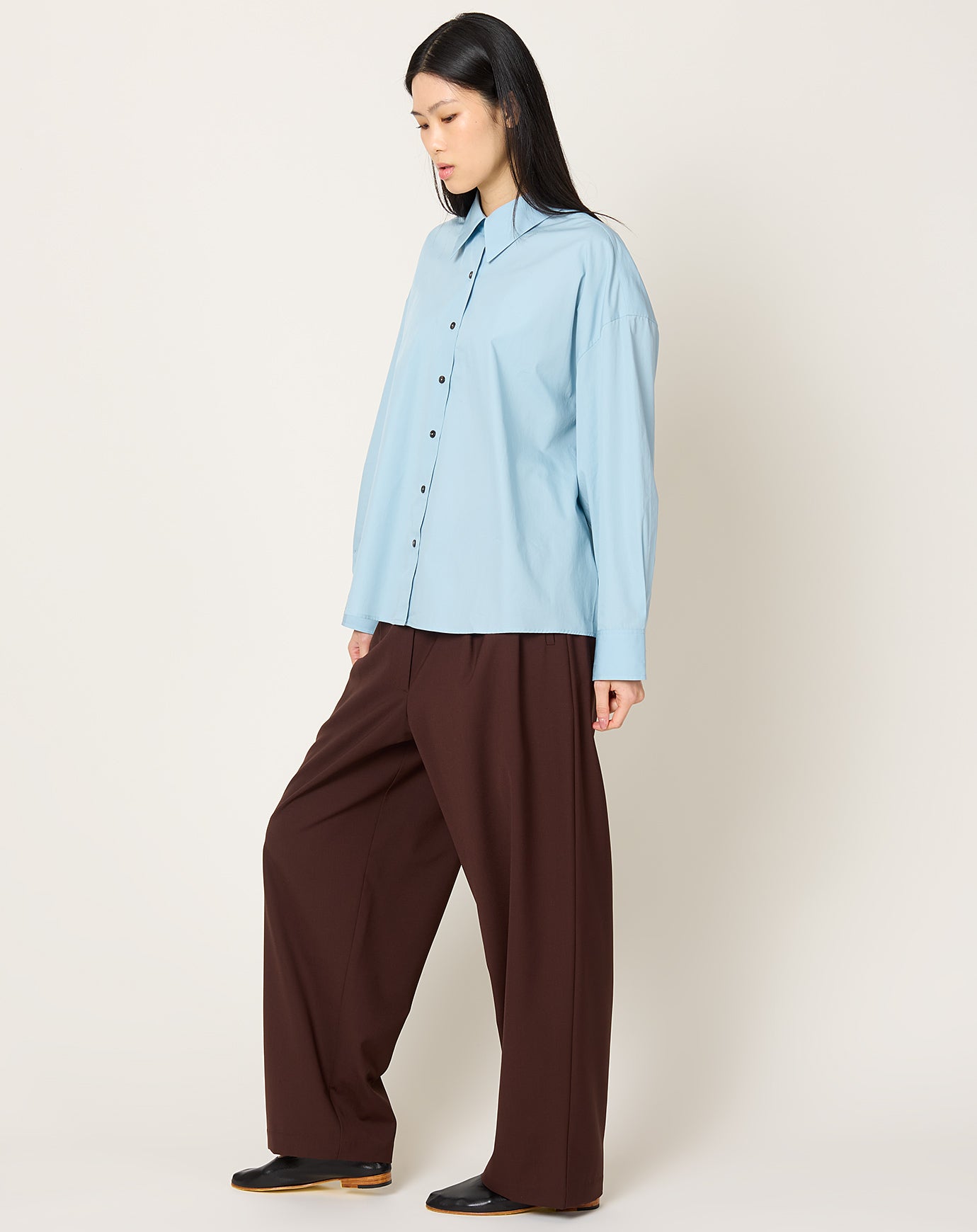 Cordera Tailored Masculine Pants in Burgundy