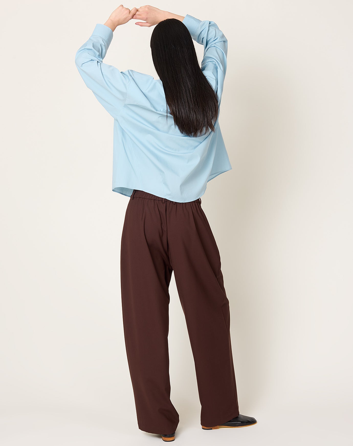 Cordera Tailored Masculine Pants in Burgundy