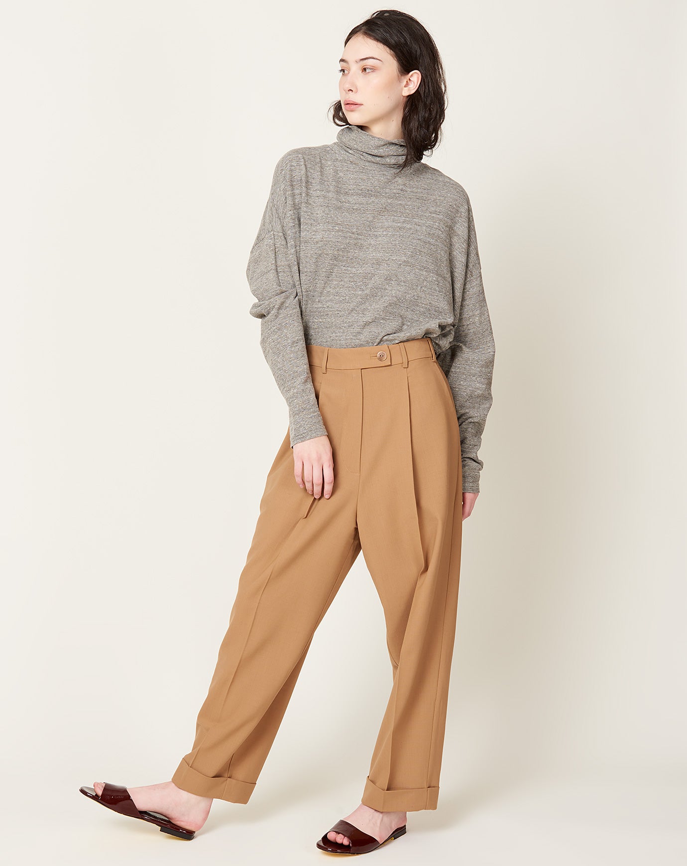 Tailored trousers - Camel - Ladies | H&M IN