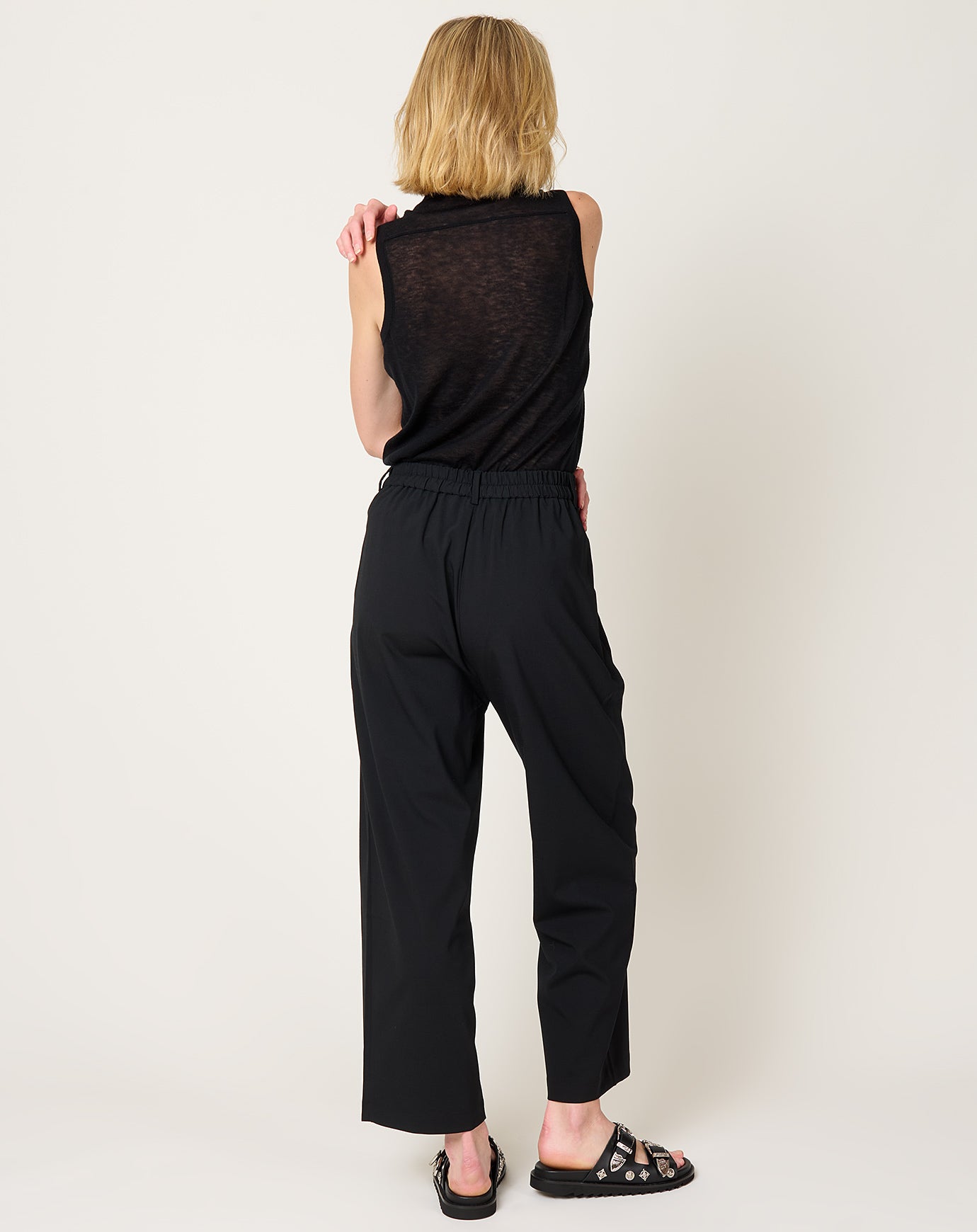 Cordera Wide Leg Pants in Black