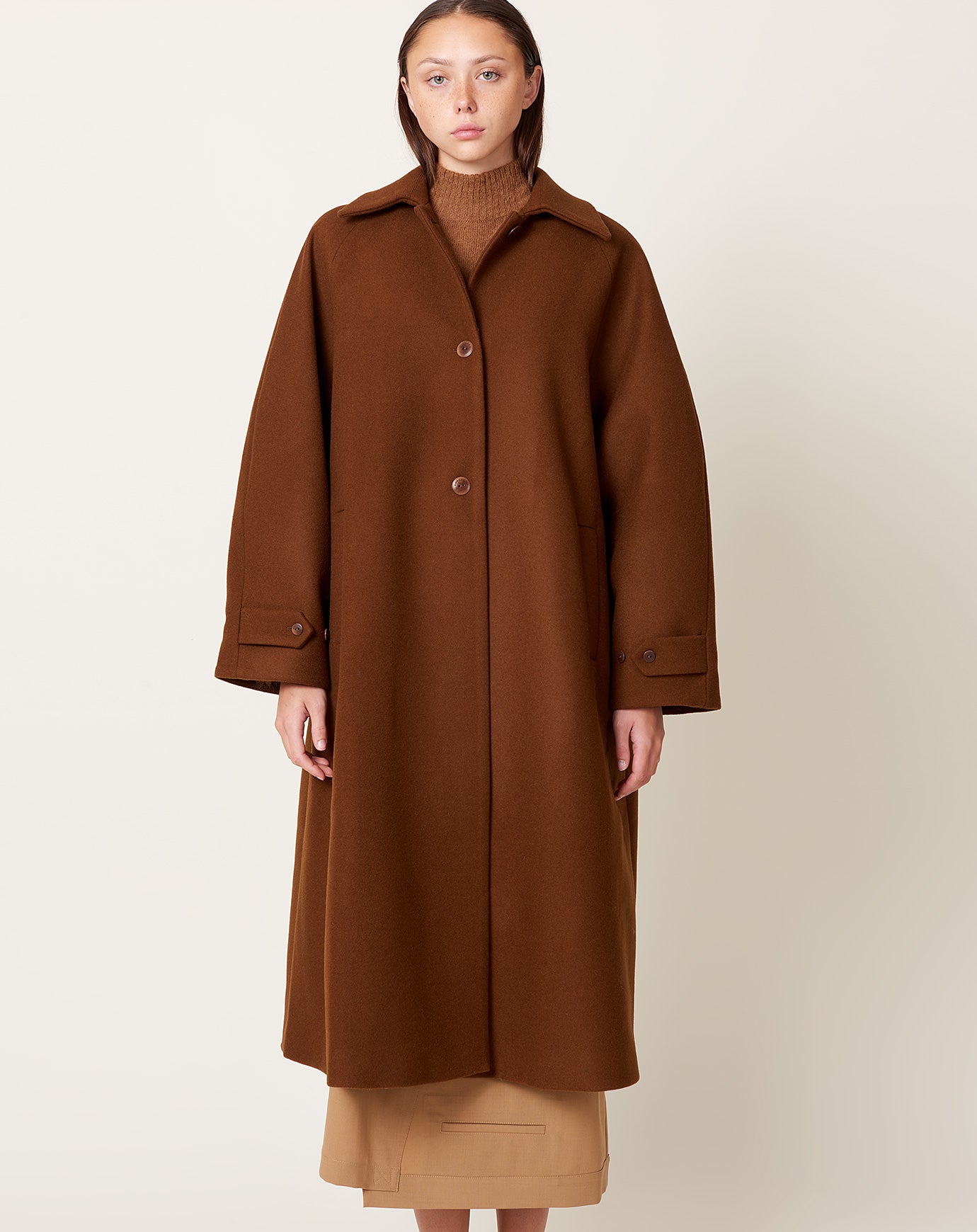 Utility Trench Jacket Brown Cordera