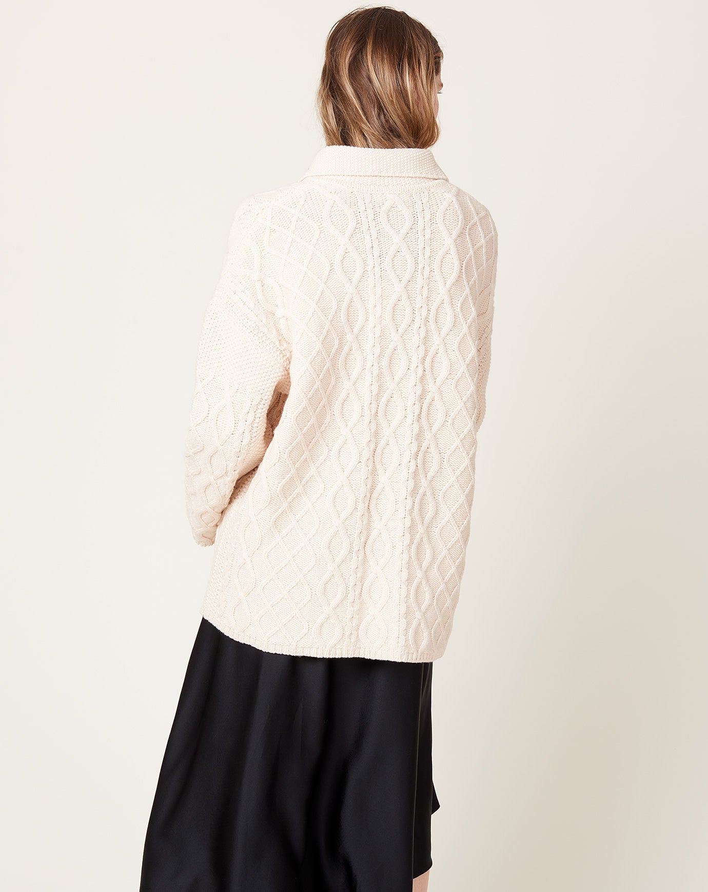 Demylee Abelina Cardigan in Off White