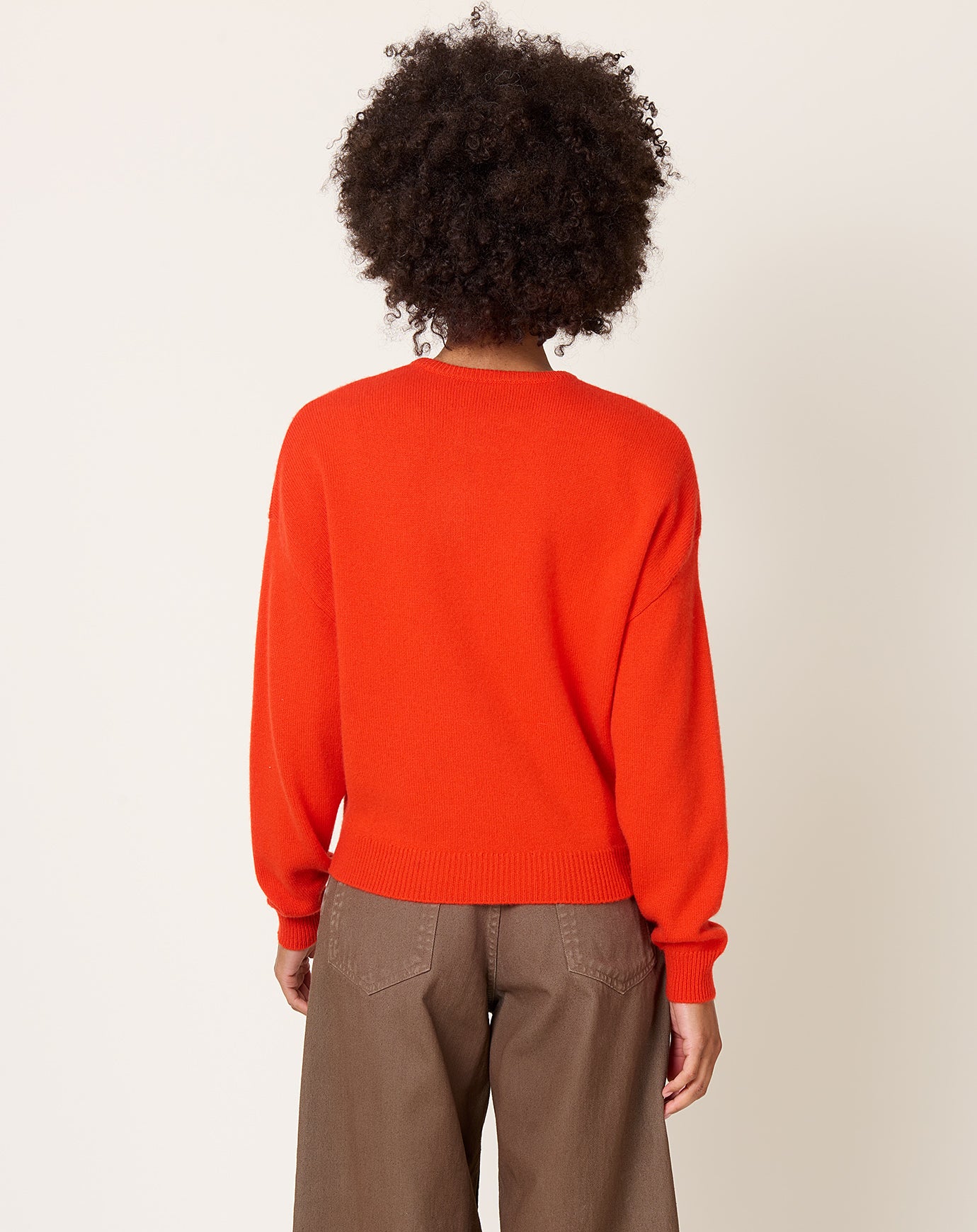 Demylee Artemis Sweater in Red Orange