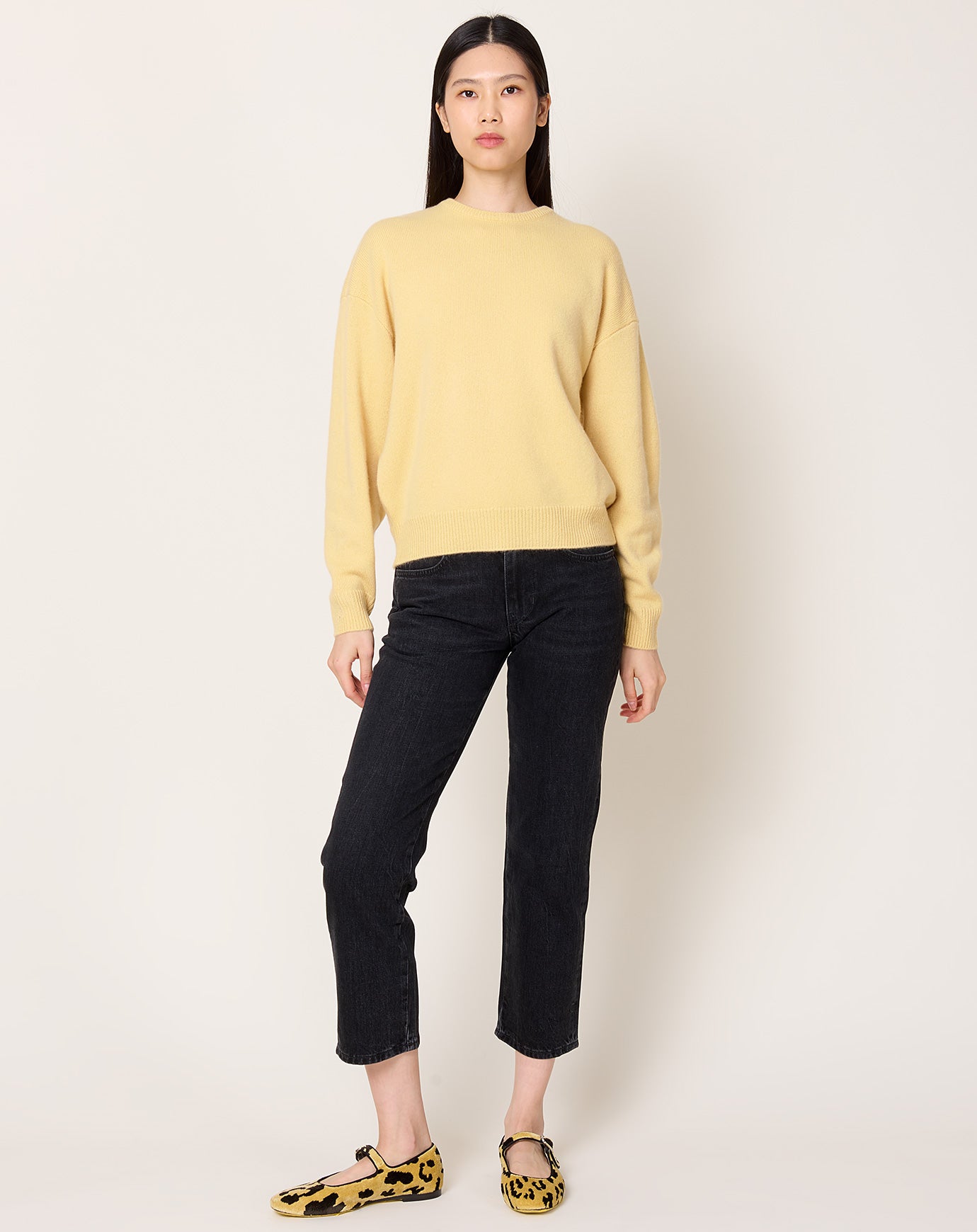 Demylee Artemis Sweater in Soft Yellow