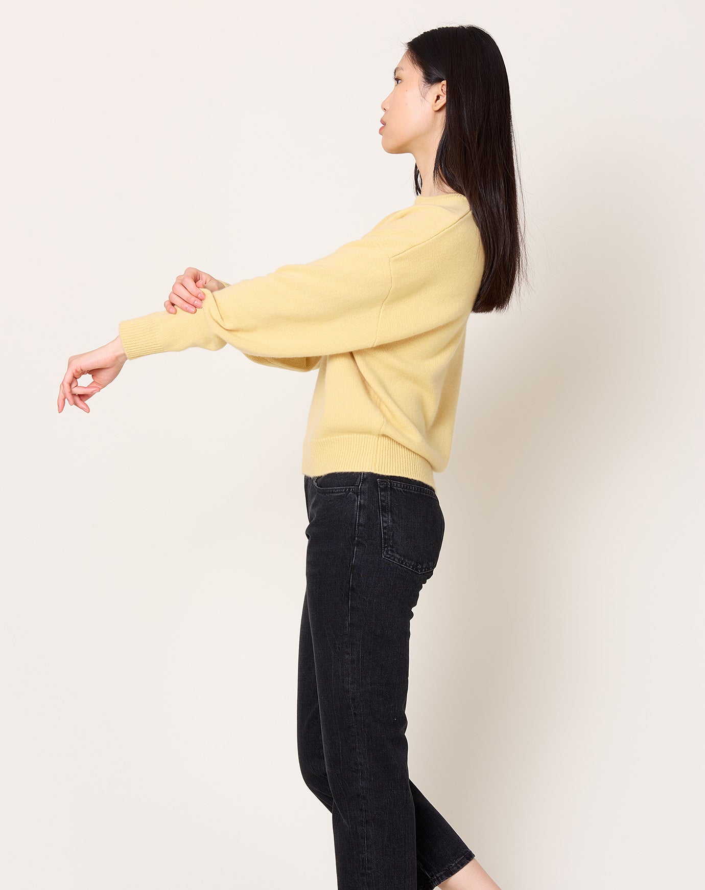 Demylee Artemis Sweater in Soft Yellow