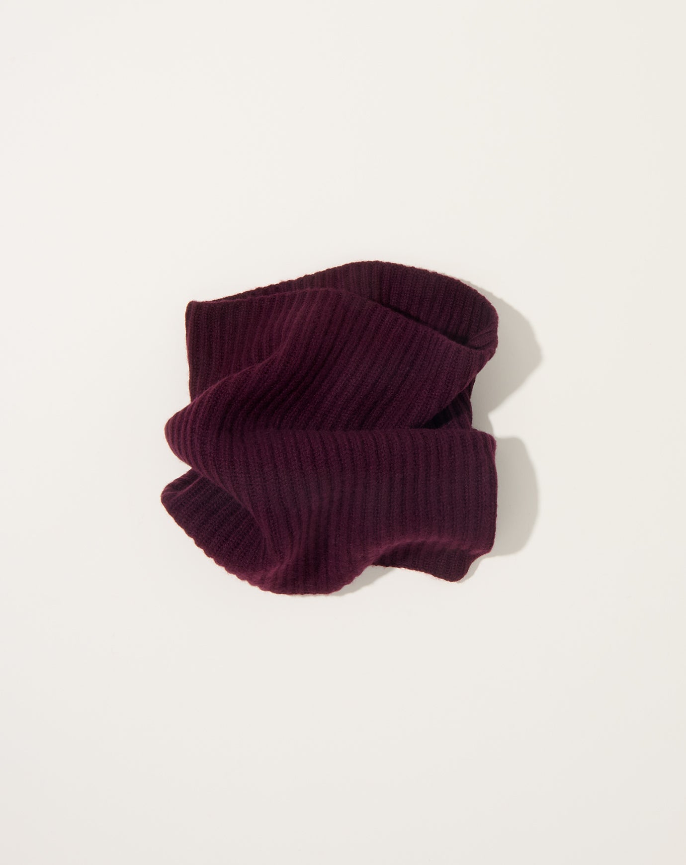 Demylee Aspen Cashmere Muffler in Garnet