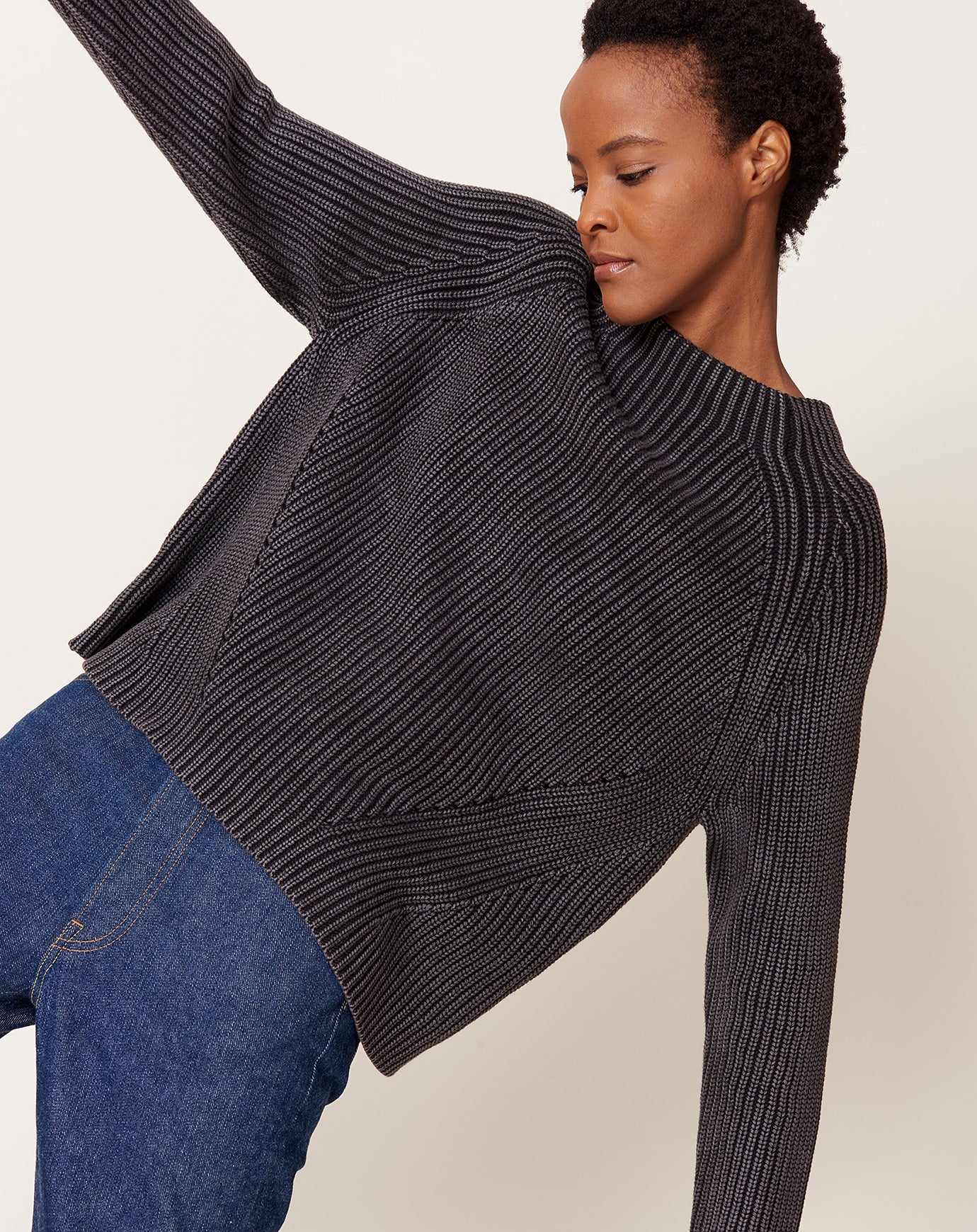 Demylee Daphne Sweater in Black