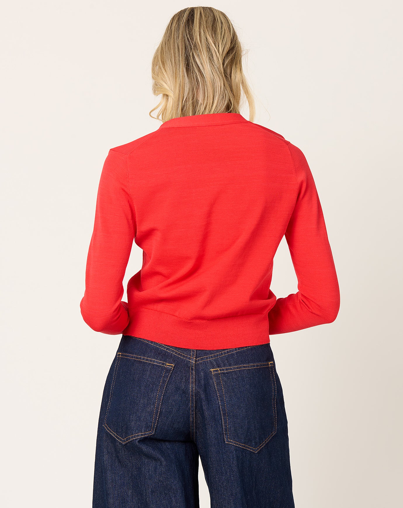 Demylee Ellery Cardigan in Vermillion