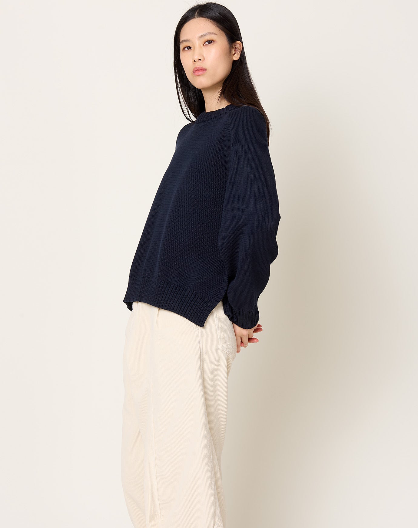 Demylee Haruhi Sweater in Navy