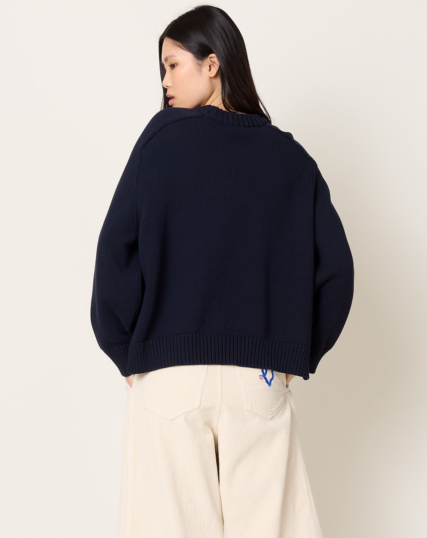 Demylee Haruhi Sweater in Navy