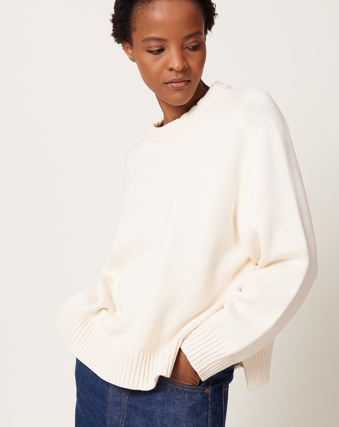 Demylee Haruhi Sweater in Off White