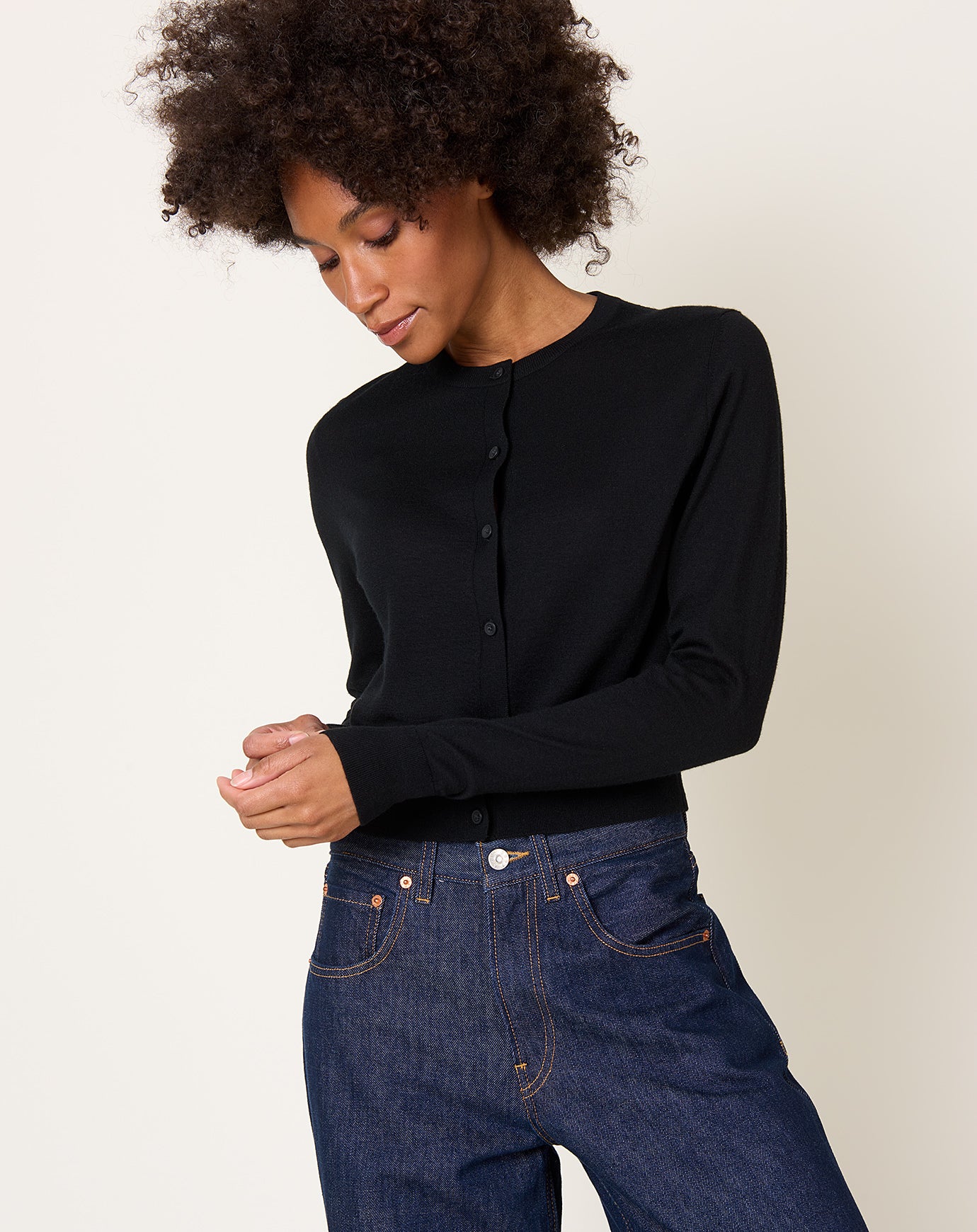Demylee Inez Cardigan in Black
