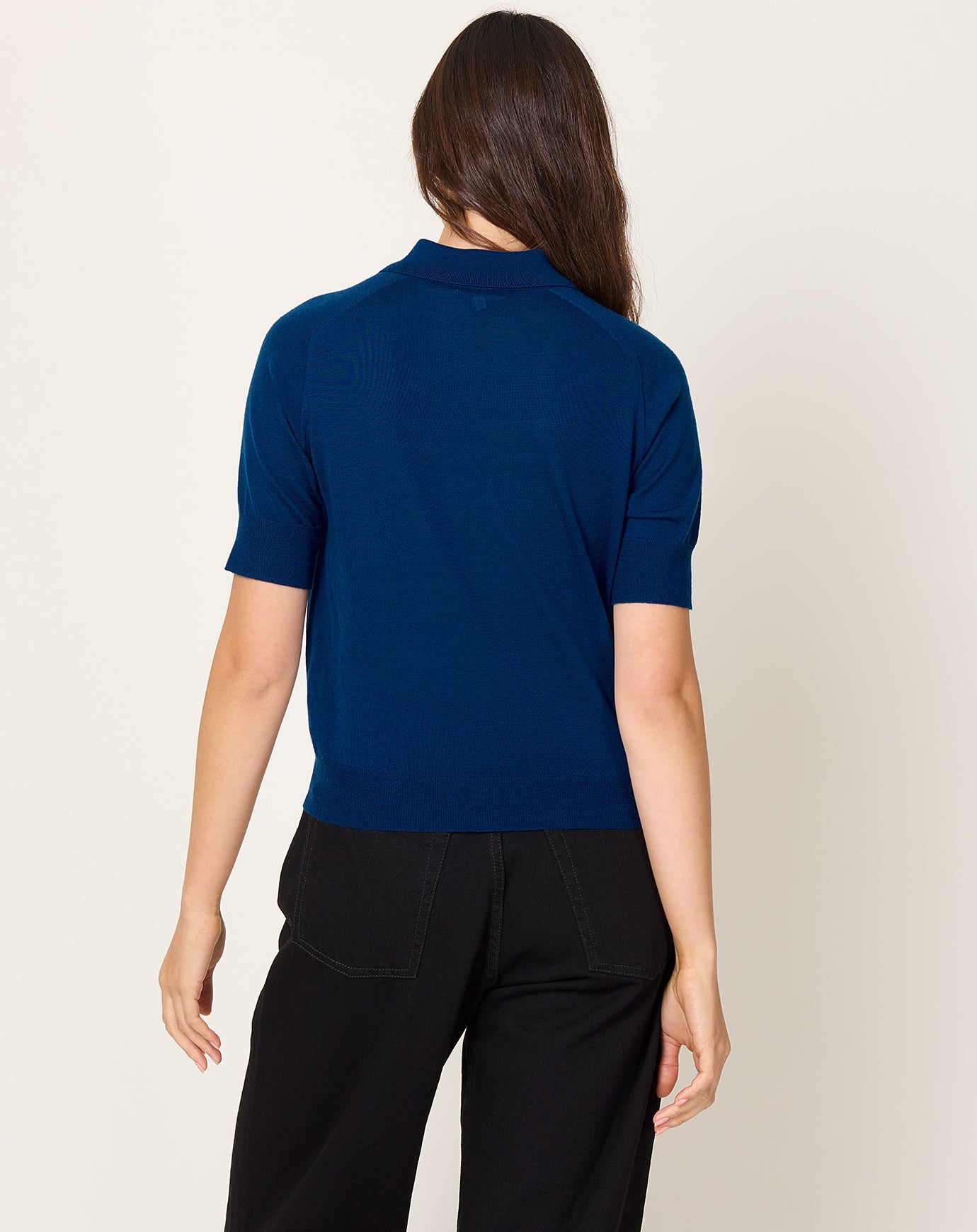 Demylee Jarvis Polo in Prussian Blue