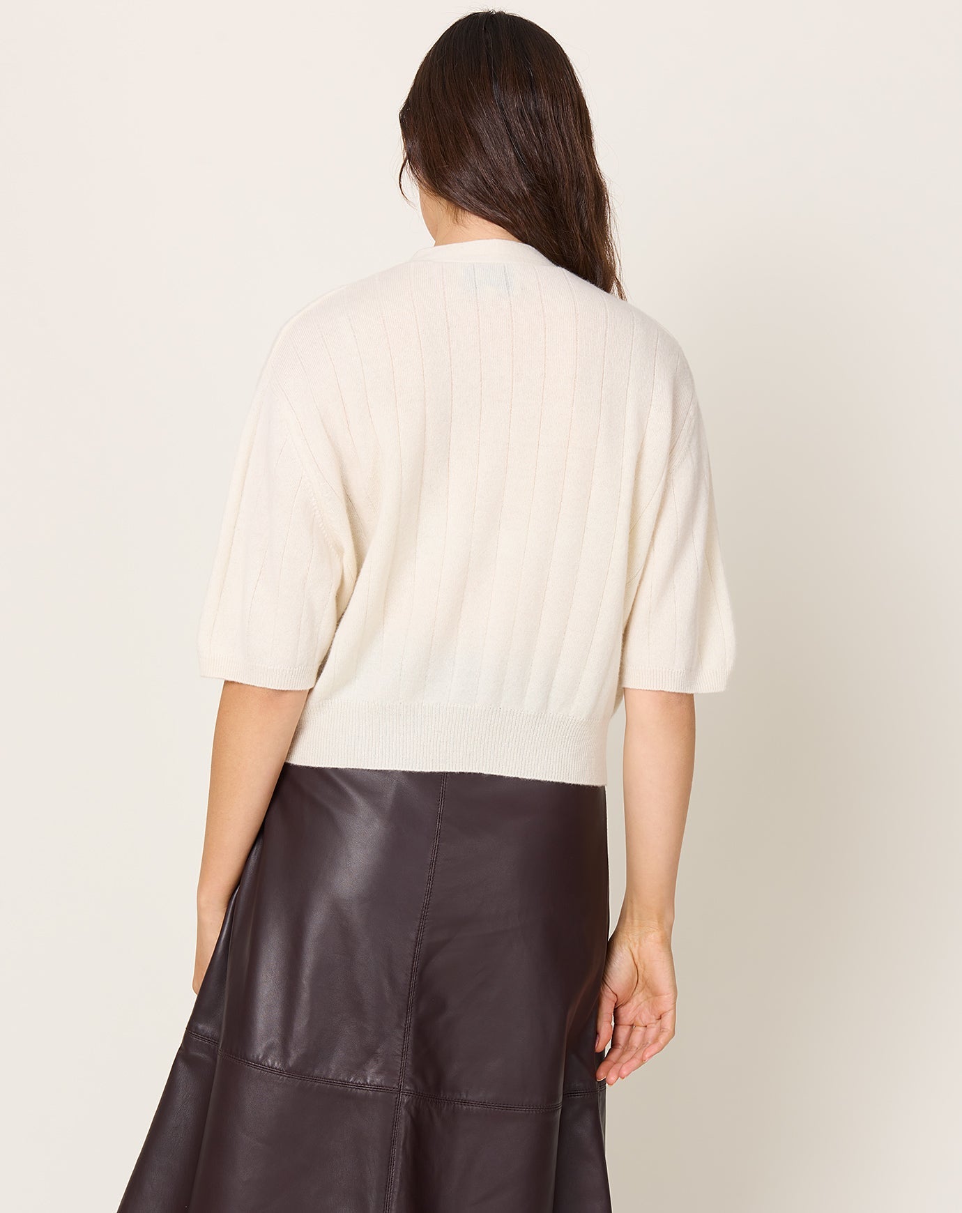 Demylee Joan Cardigan in Ivory