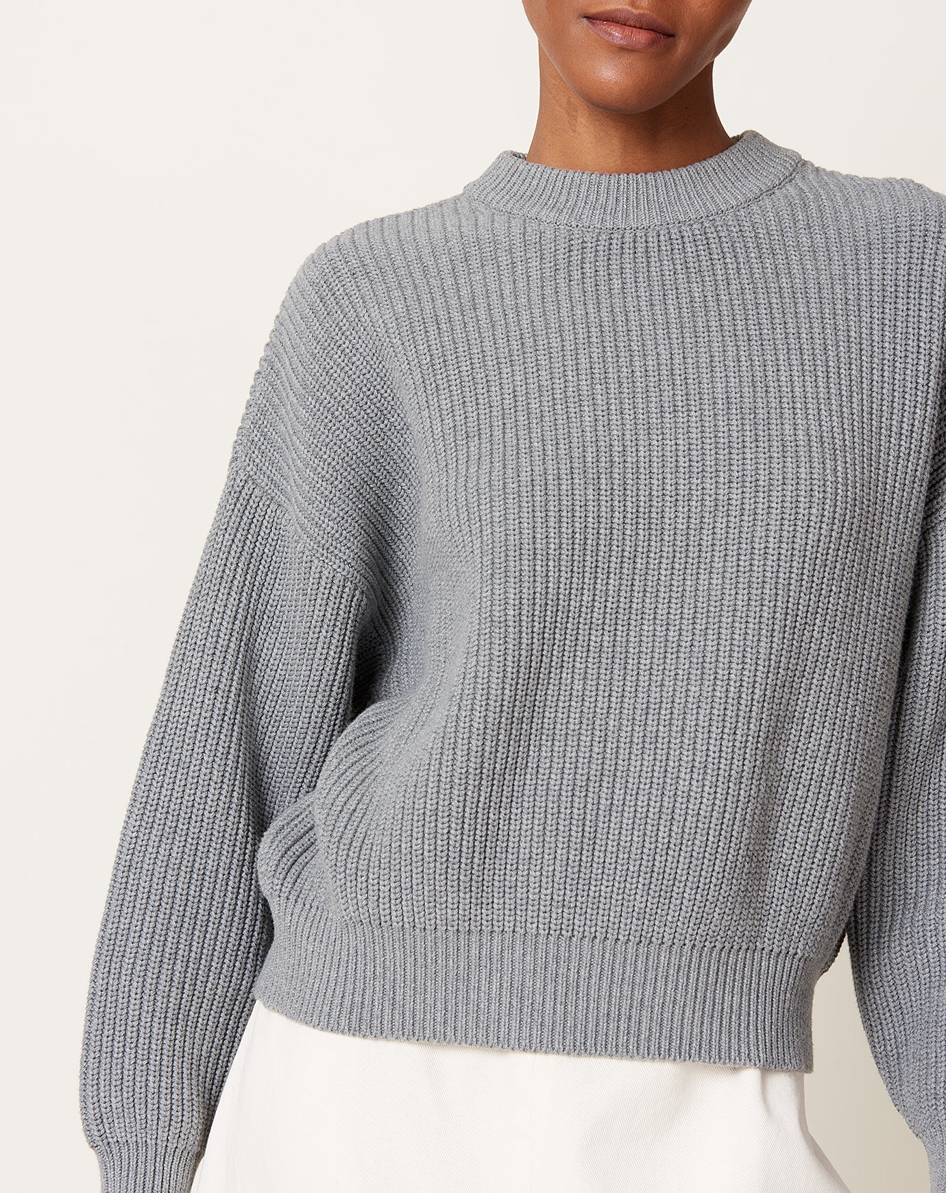 Demylee Konan Sweater in Heather Grey