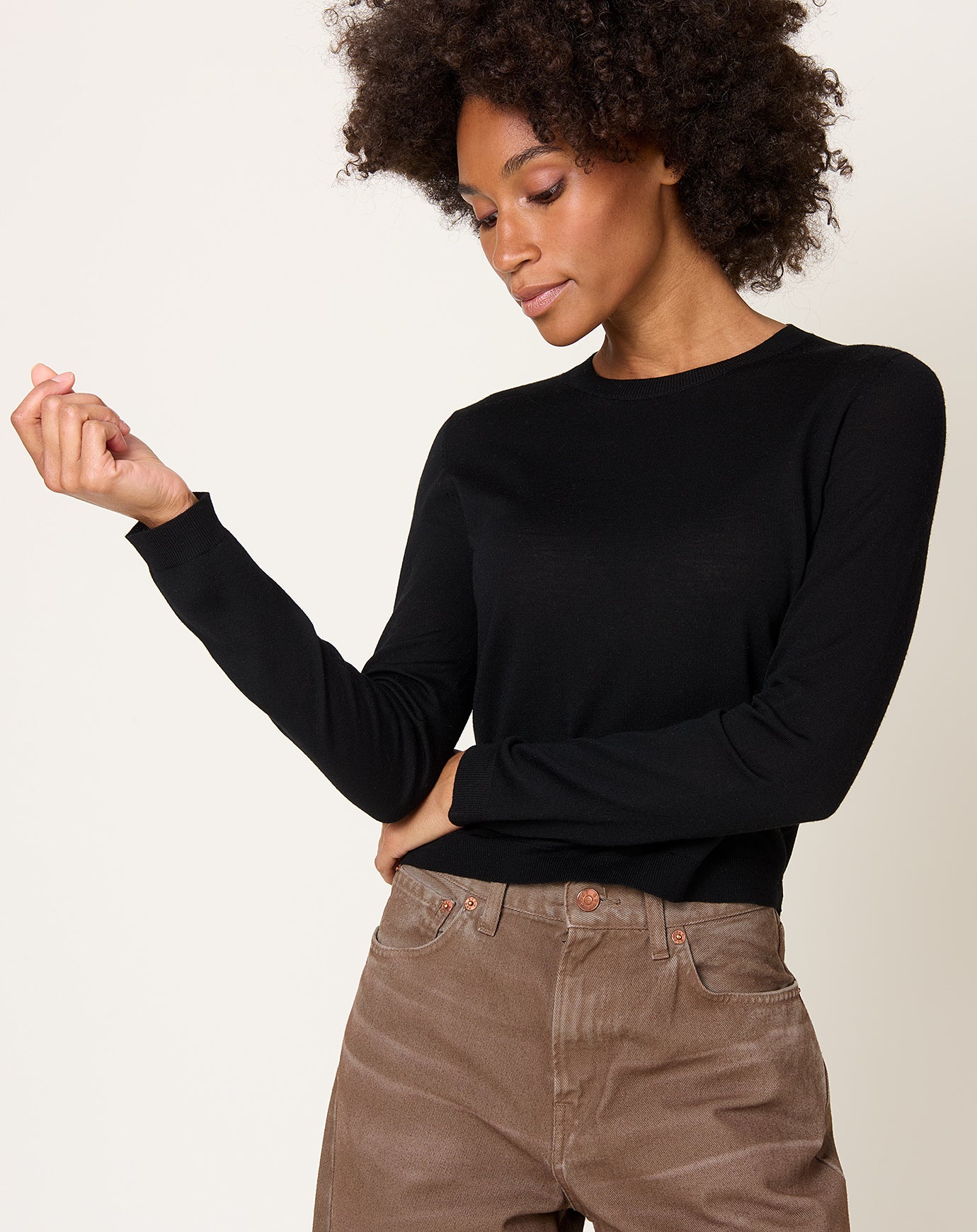 Demylee Laina Sweater in Black