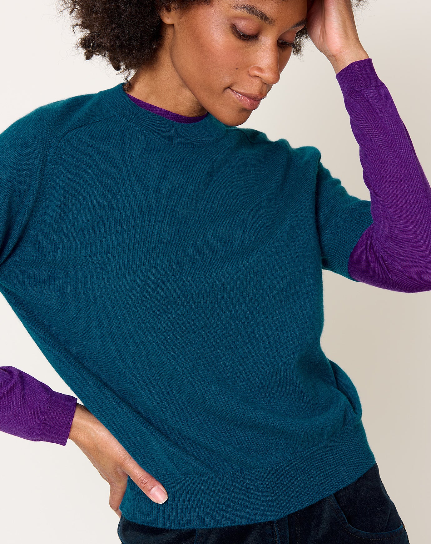 Demylee Irelia Top in Peacock