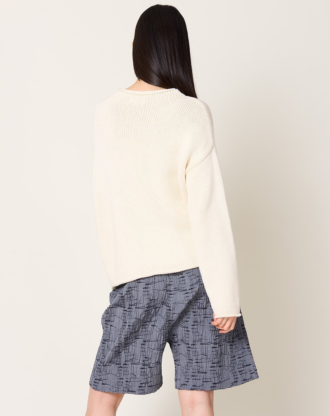 Demylee Lamis Sweater in Off White