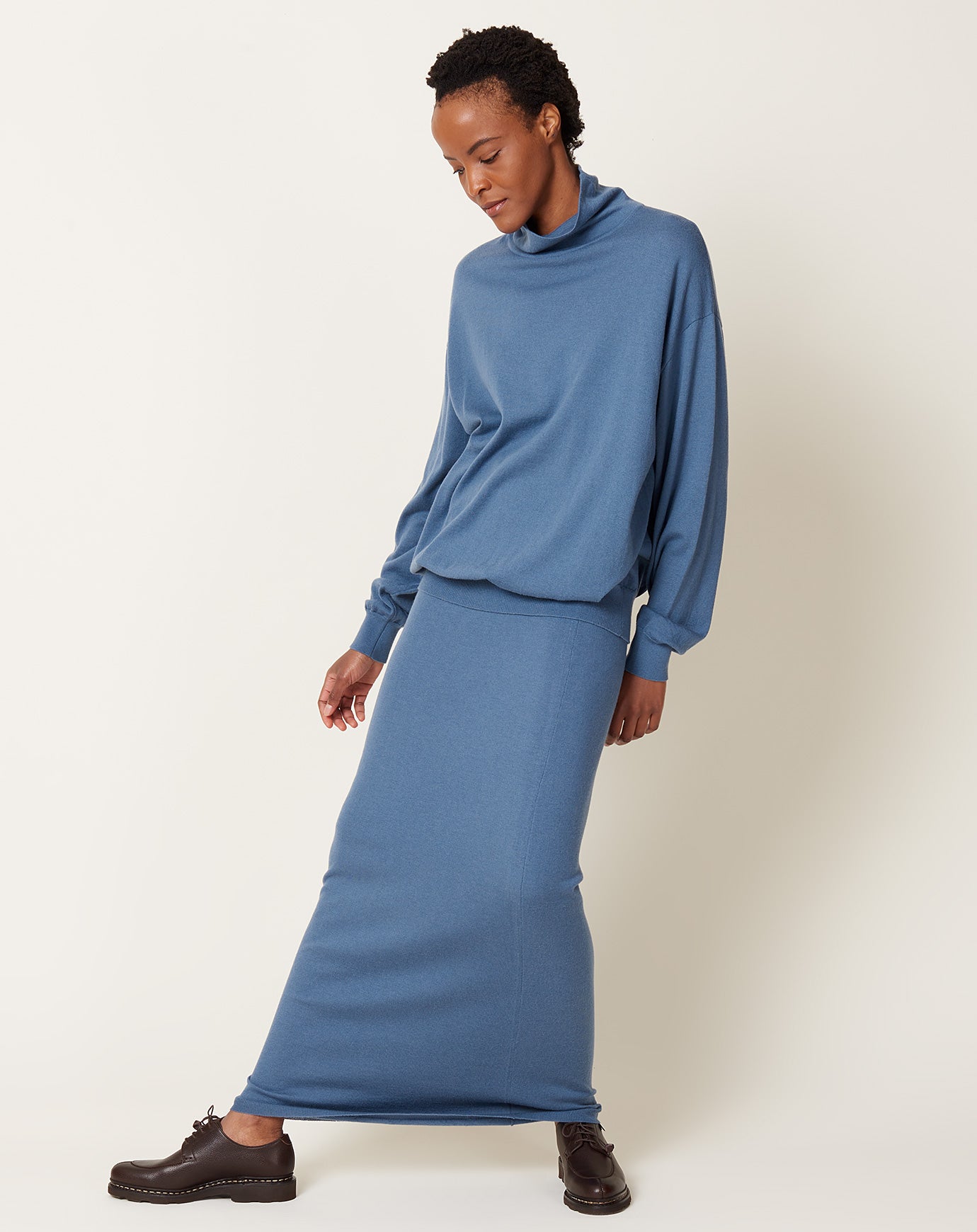 Demylee Mirela Skirt in Storm Blue