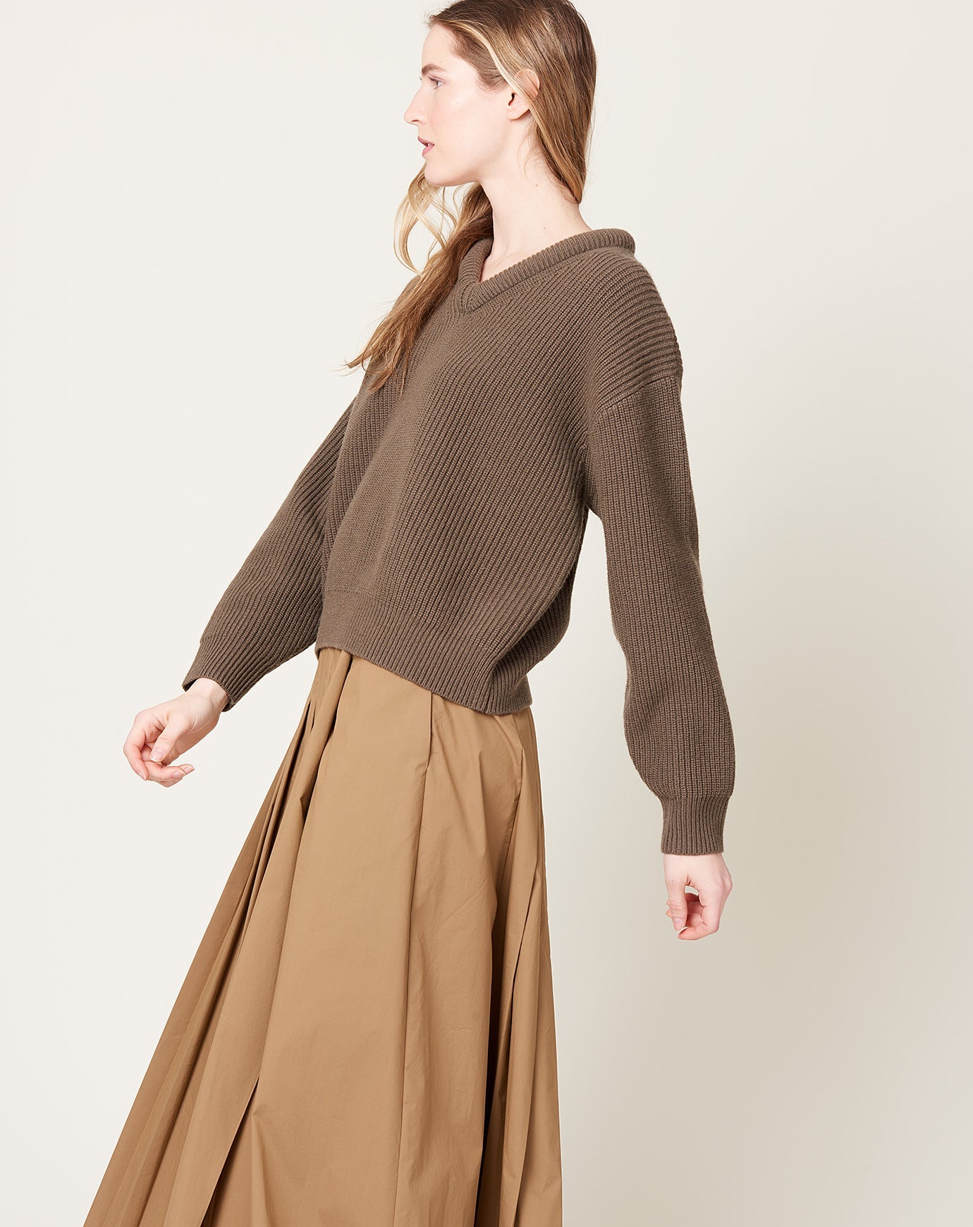 Demylee Nico Sweater in Wood