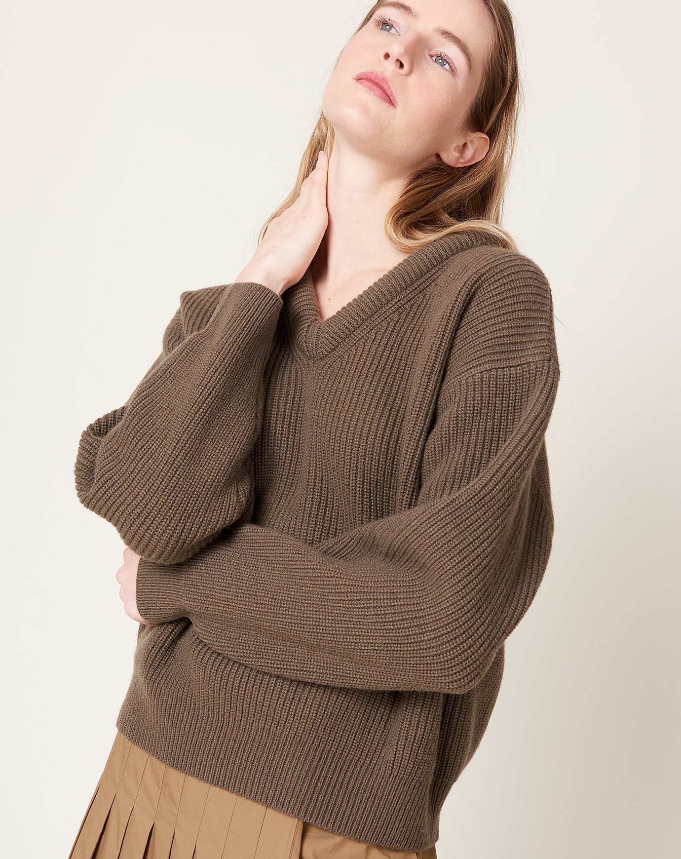 Demylee Nico Sweater in Wood