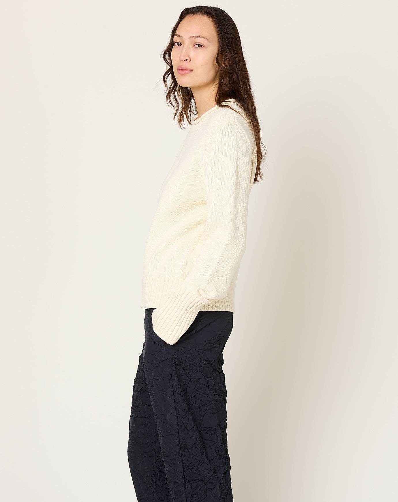 Demylee Quinn Sweater in White