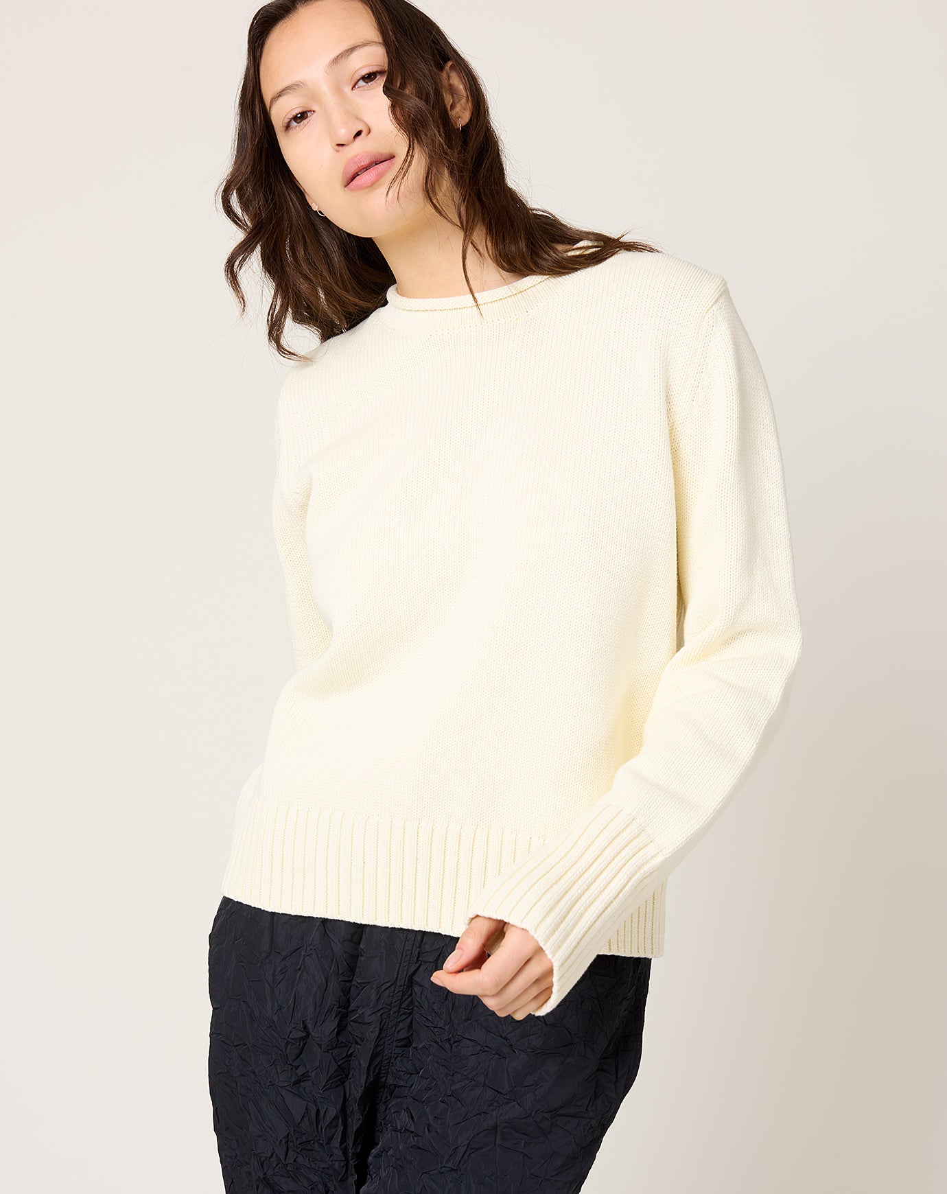 Demylee Quinn Sweater in White