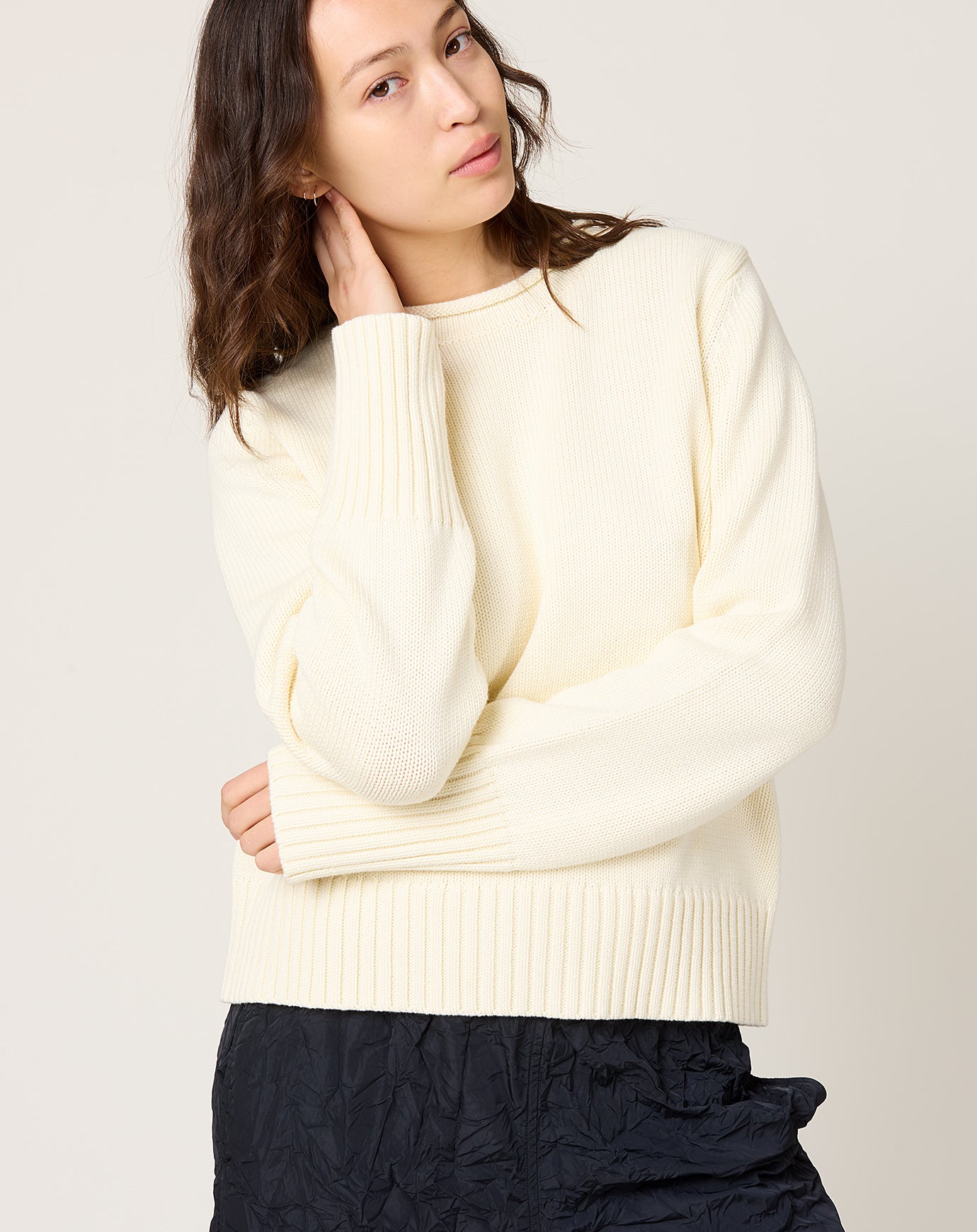 Demylee Quinn Sweater in White