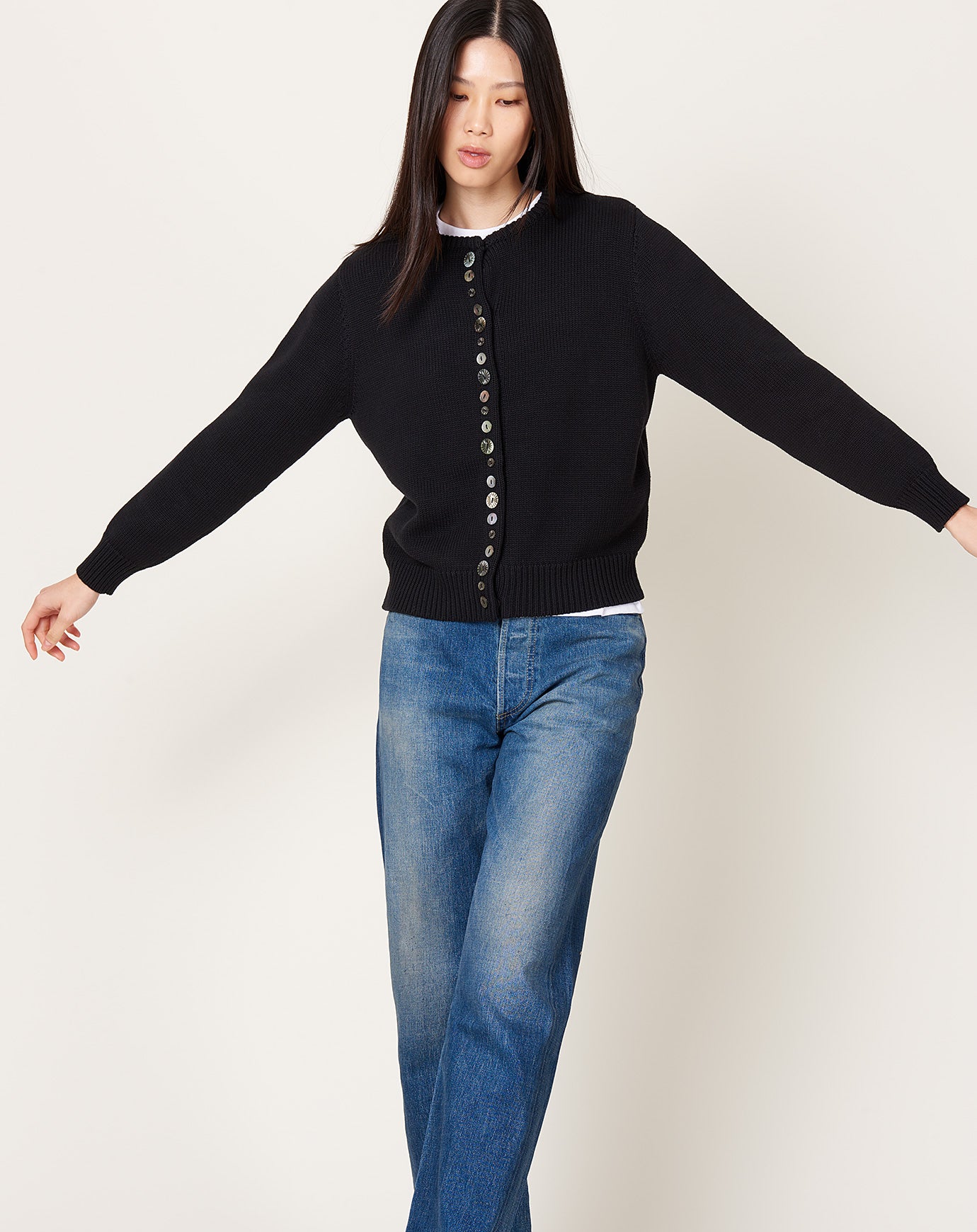 Demylee Soleil Cardigan in Black