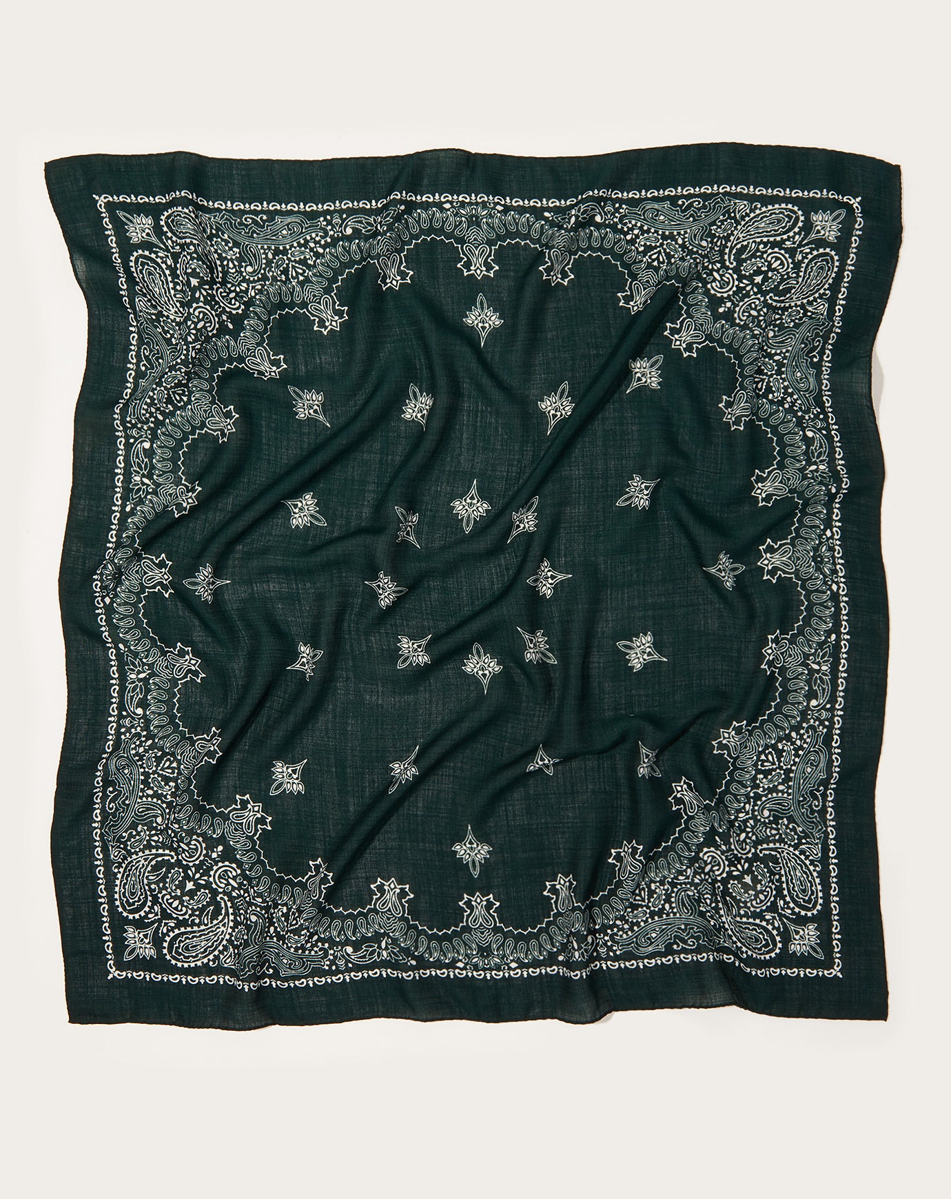 Destin Judy Carre Bandana in British Green