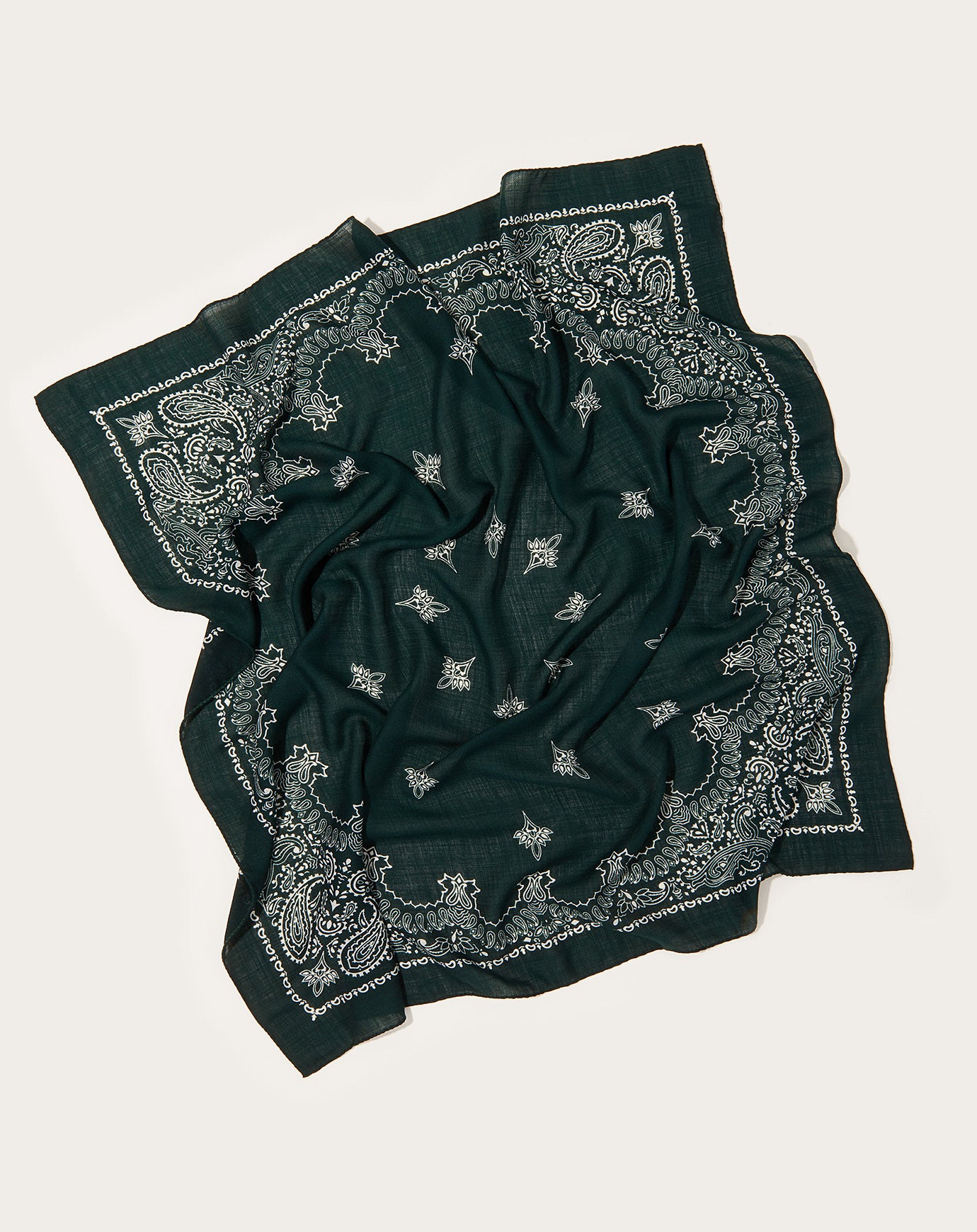 Destin Judy Carre Bandana in British Green