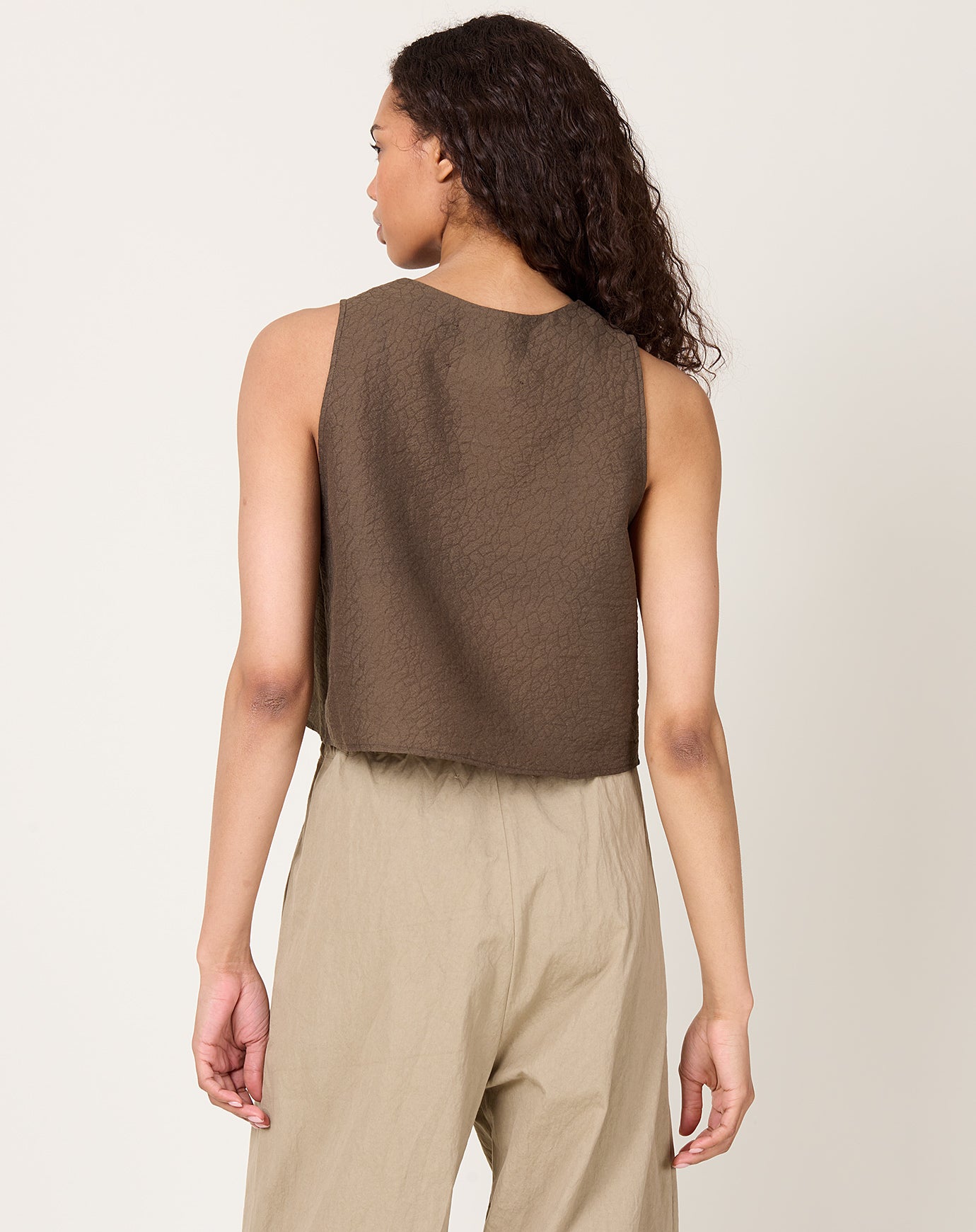 Eleph Anouk Bow Top in Brown