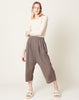evam eva Cotton Linen Pants in Otter Grey