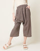 evam eva Cotton Linen Pants in Otter Grey