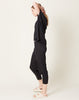 evam eva Linen Leggings in Sumi