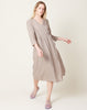 evam eva Linen Robe in Amber