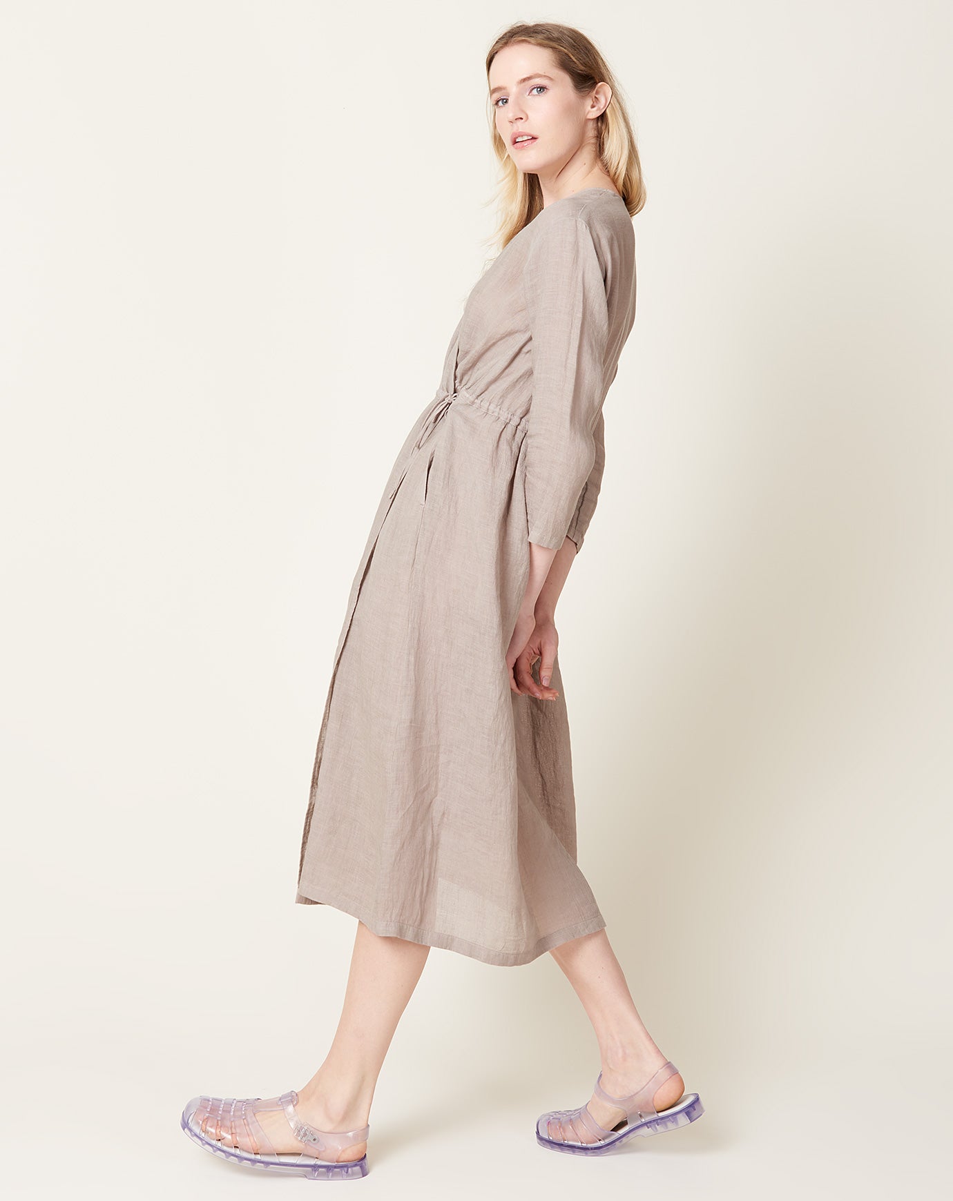 Linen Robe in Amber | evam eva | Covet + Lou | Covet + Lou