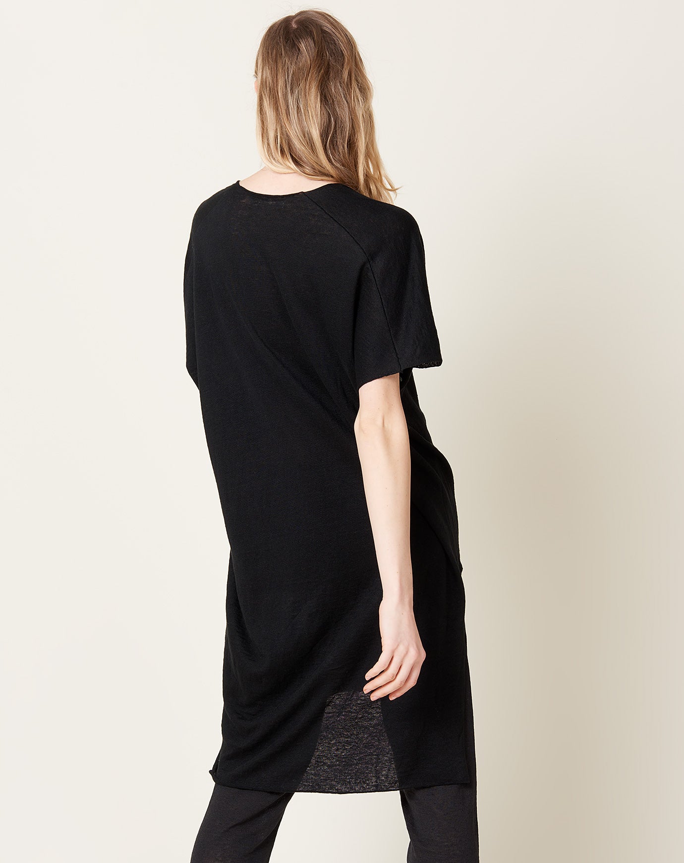 Linen Tunic in Black