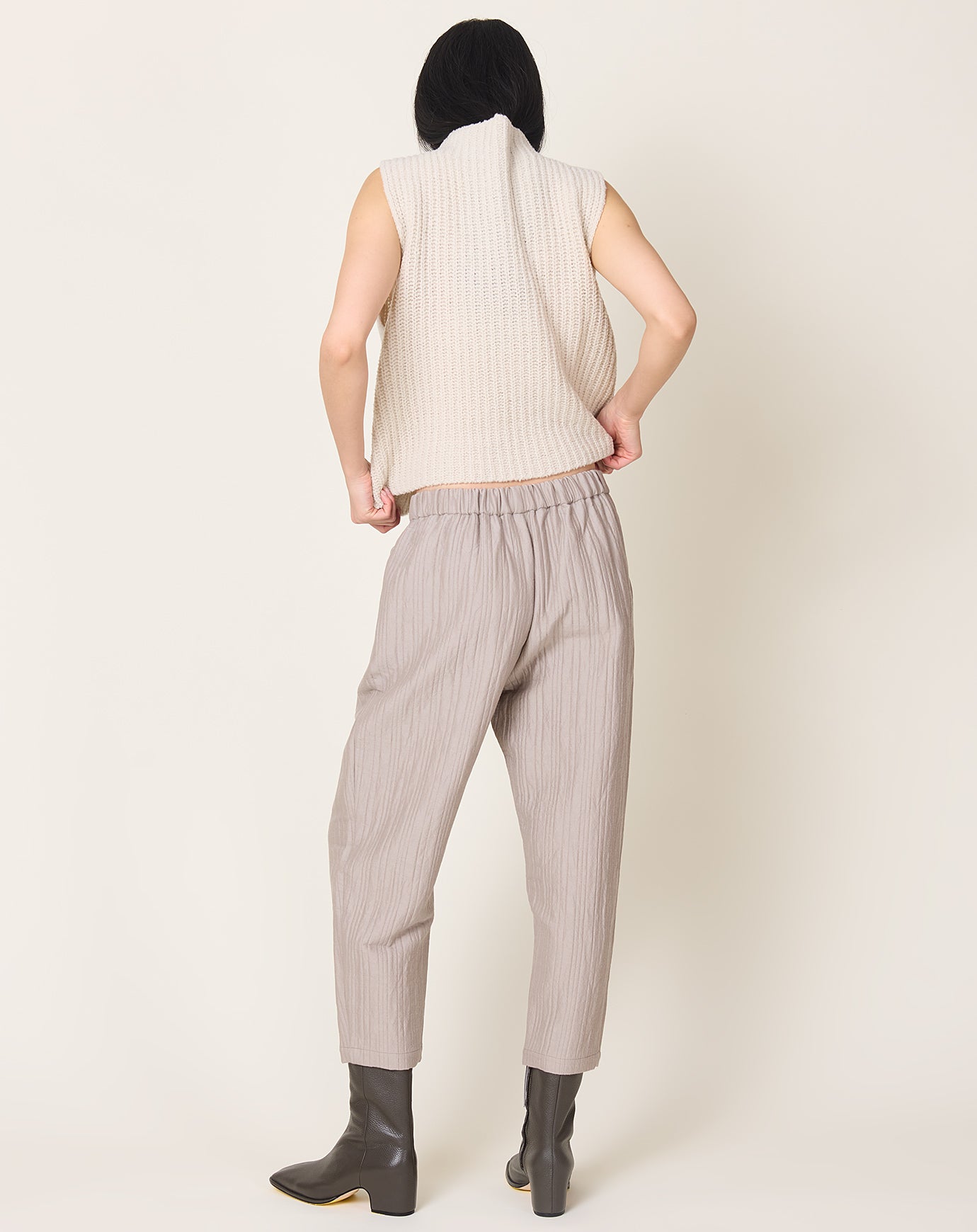 evam eva Quilting Pants in Grege