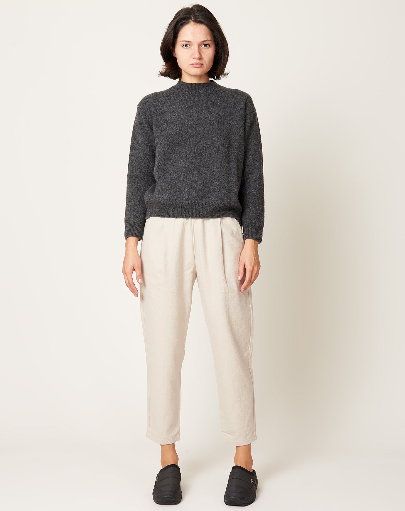 Evam Eva Cashmere Beige Pullover Shirt Top Sweater Women's Size 2 - Please  Read