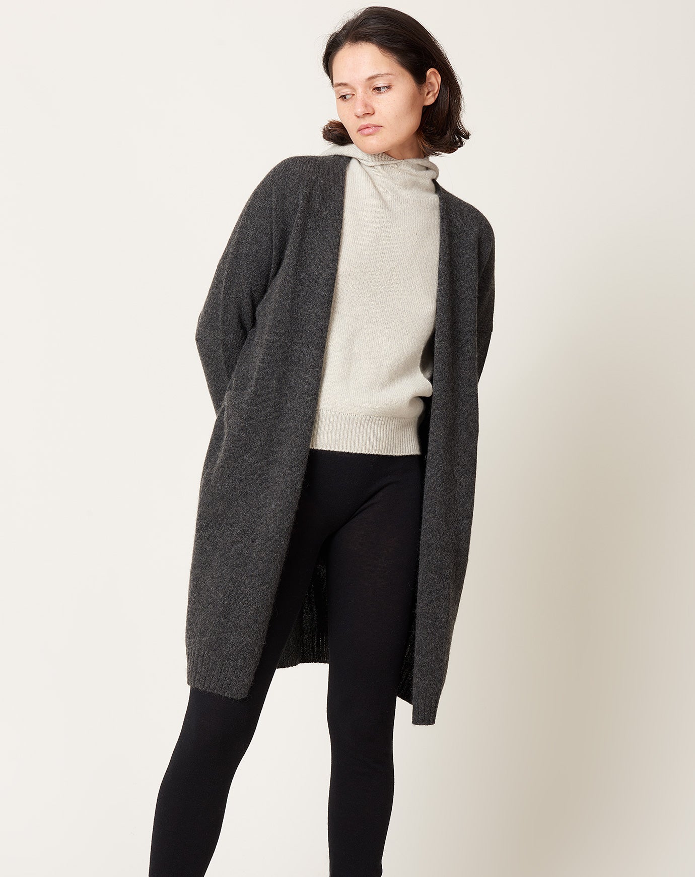 evam eva /wide cardigan