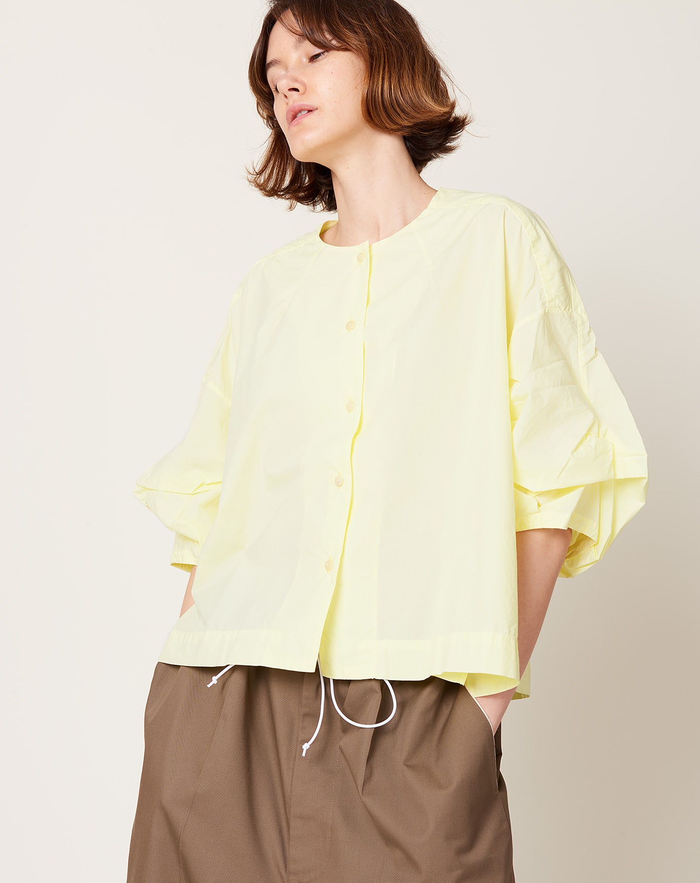 Fabiana Pigna Benben Blouse in Custard