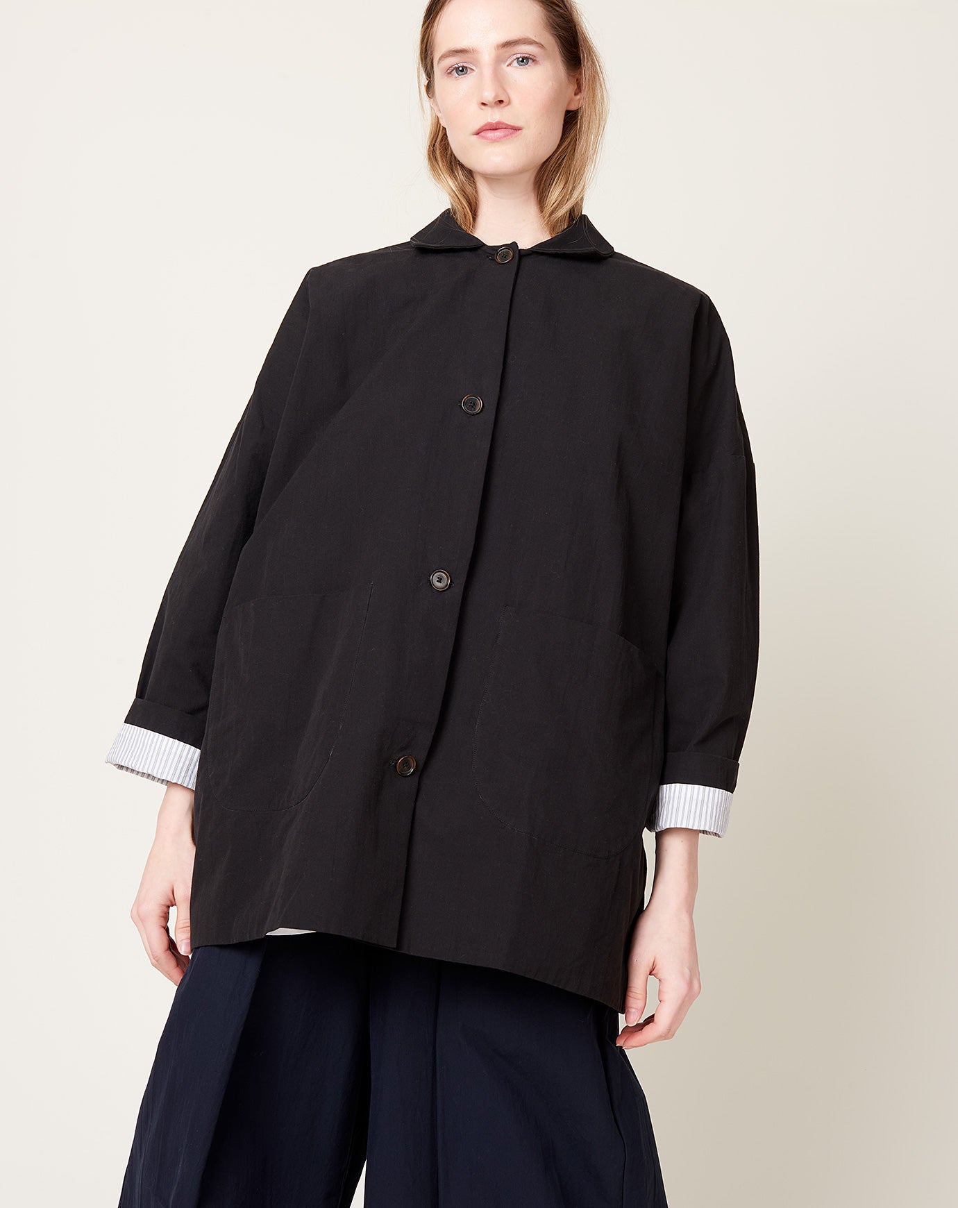 Fabiana Pigna Carpio Jacket in Obsidian