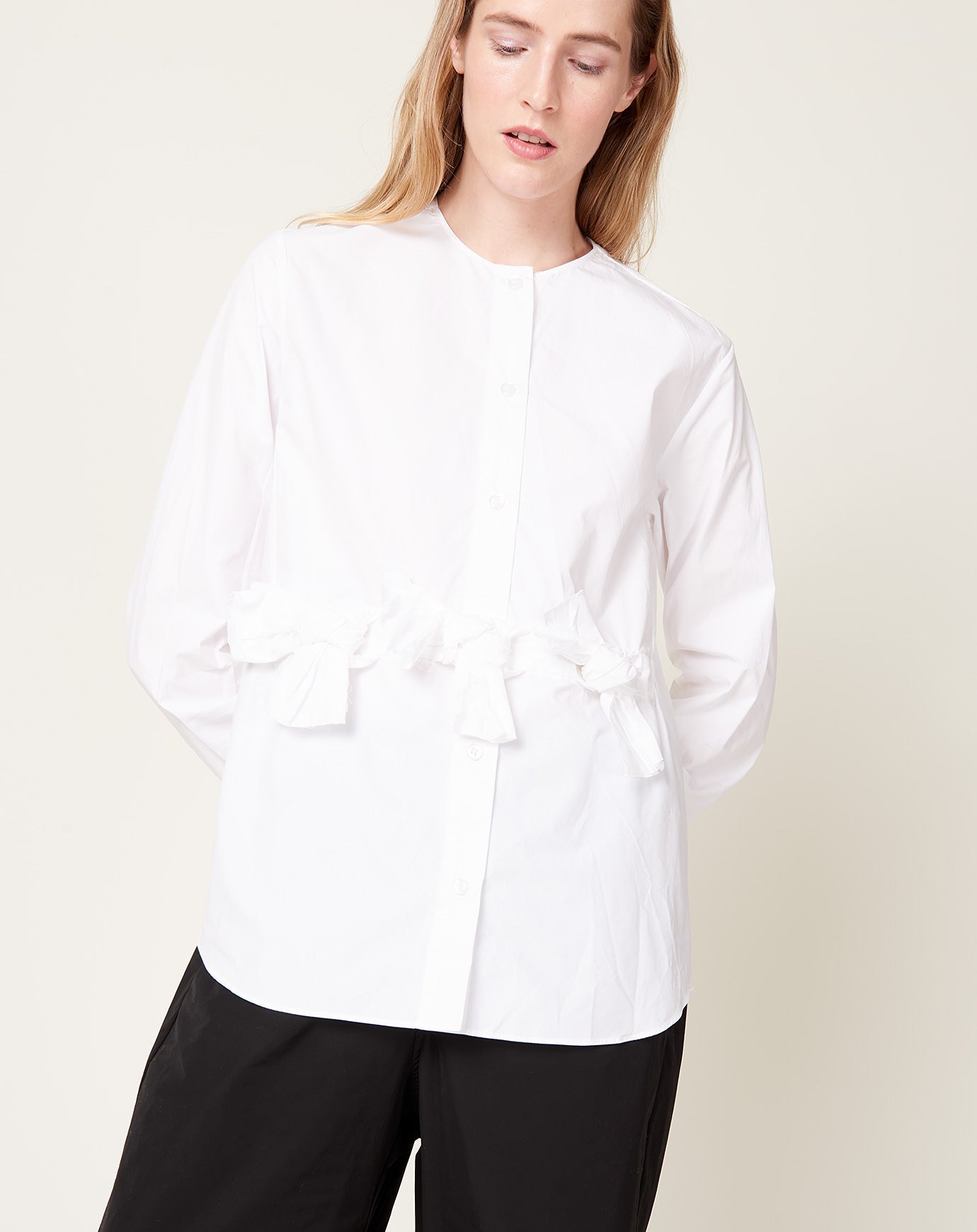 Fabiana Pigna Mela Blouse in White