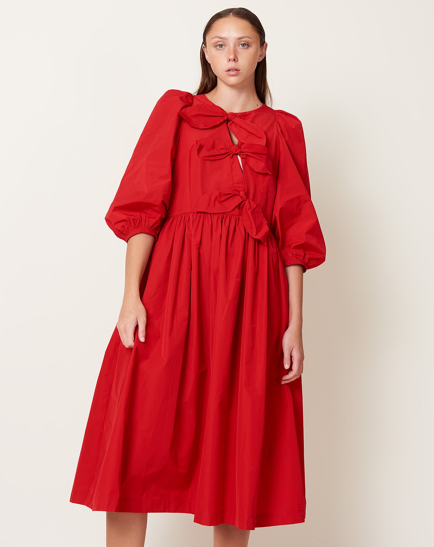Fabiana Pigna Palau Dress in Scarlet