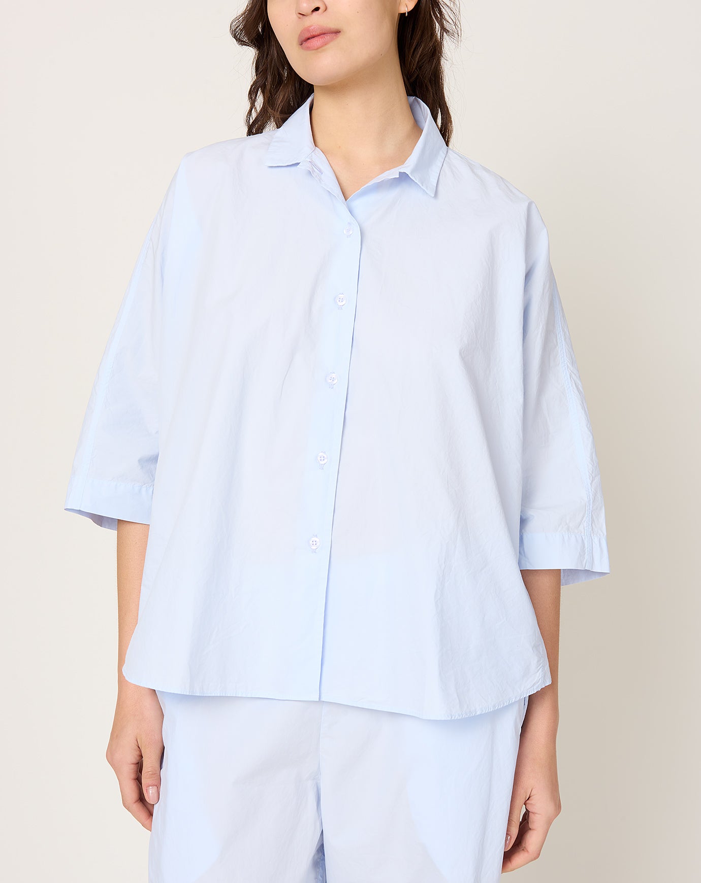 Fabiana Pigna Rote Blouse in Pale Blue