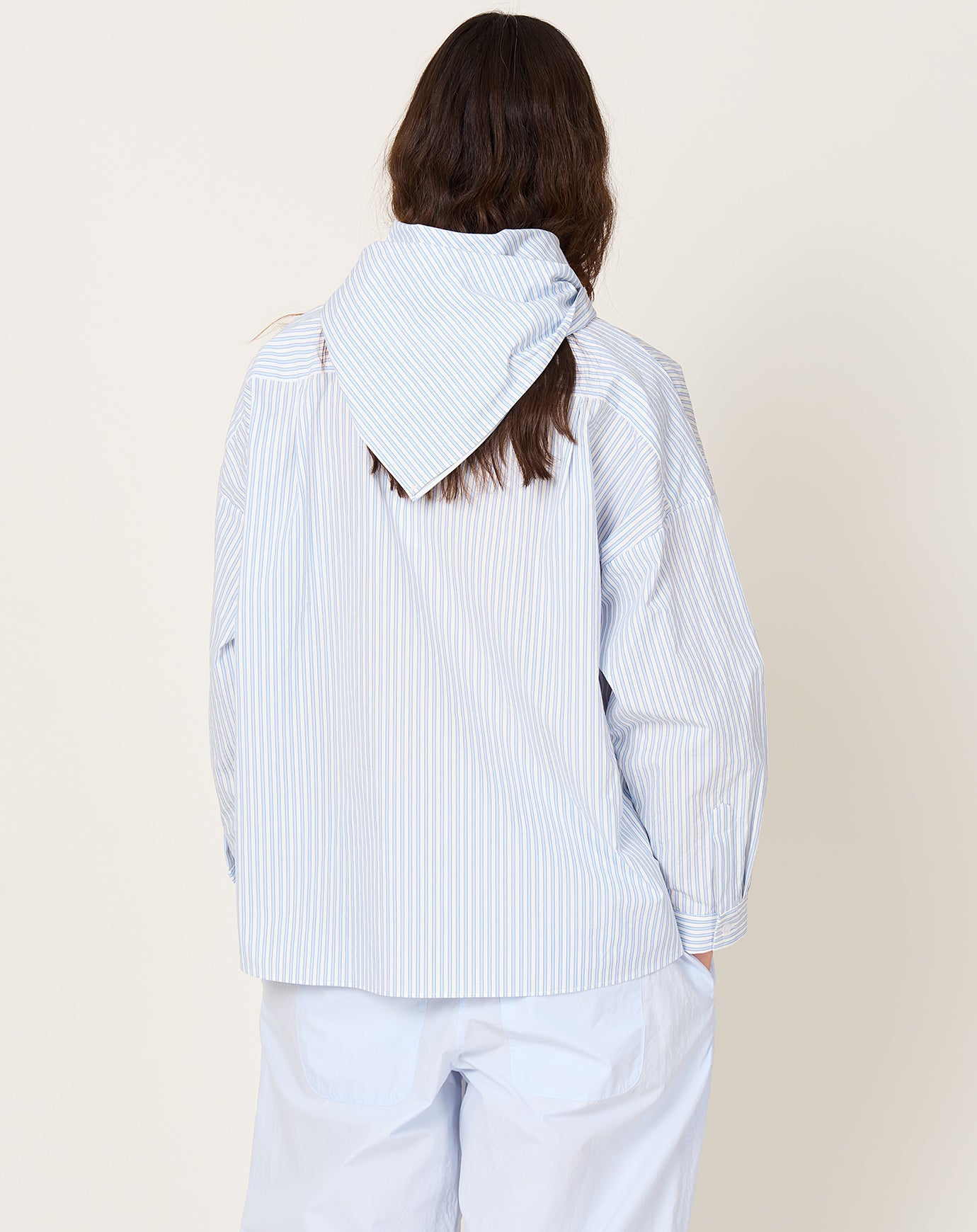 Fabiana Pigna Suma Blouse in Blue Stripe