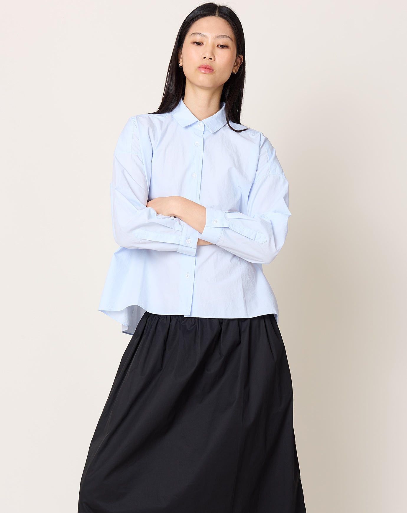 Fabiana Pigna Vert Blouse in Pale Blue